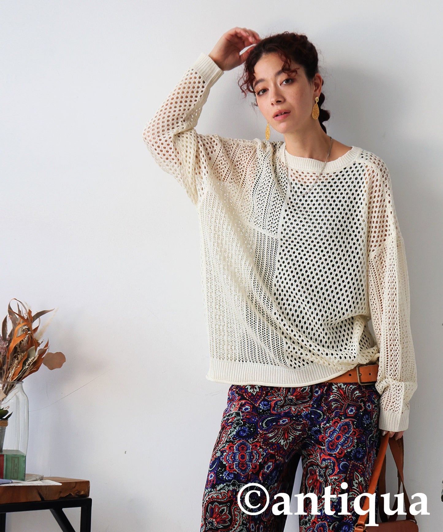 Openwork Summer Knit Ladies