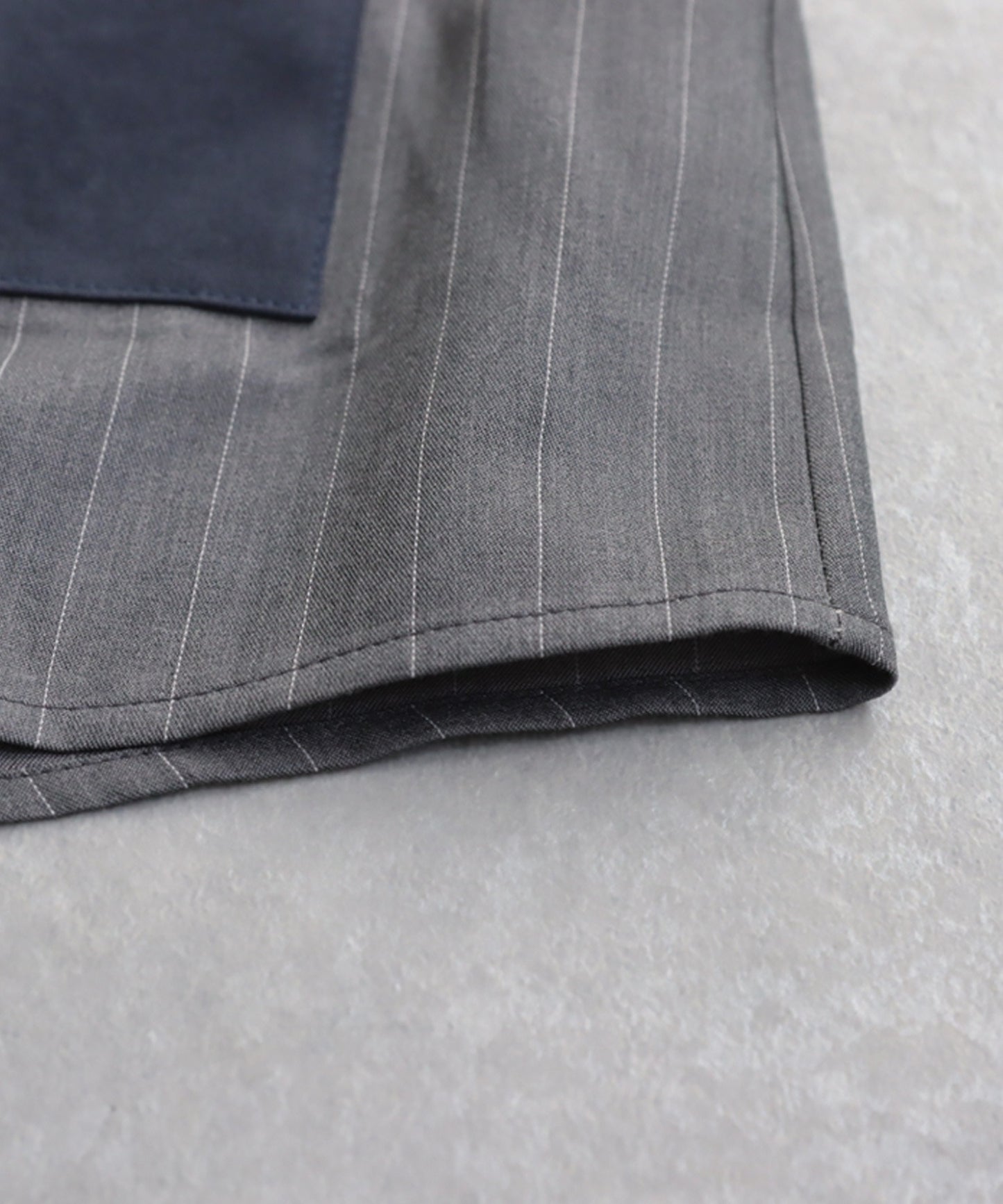 Striped Patch Pocket Shirt Ladies