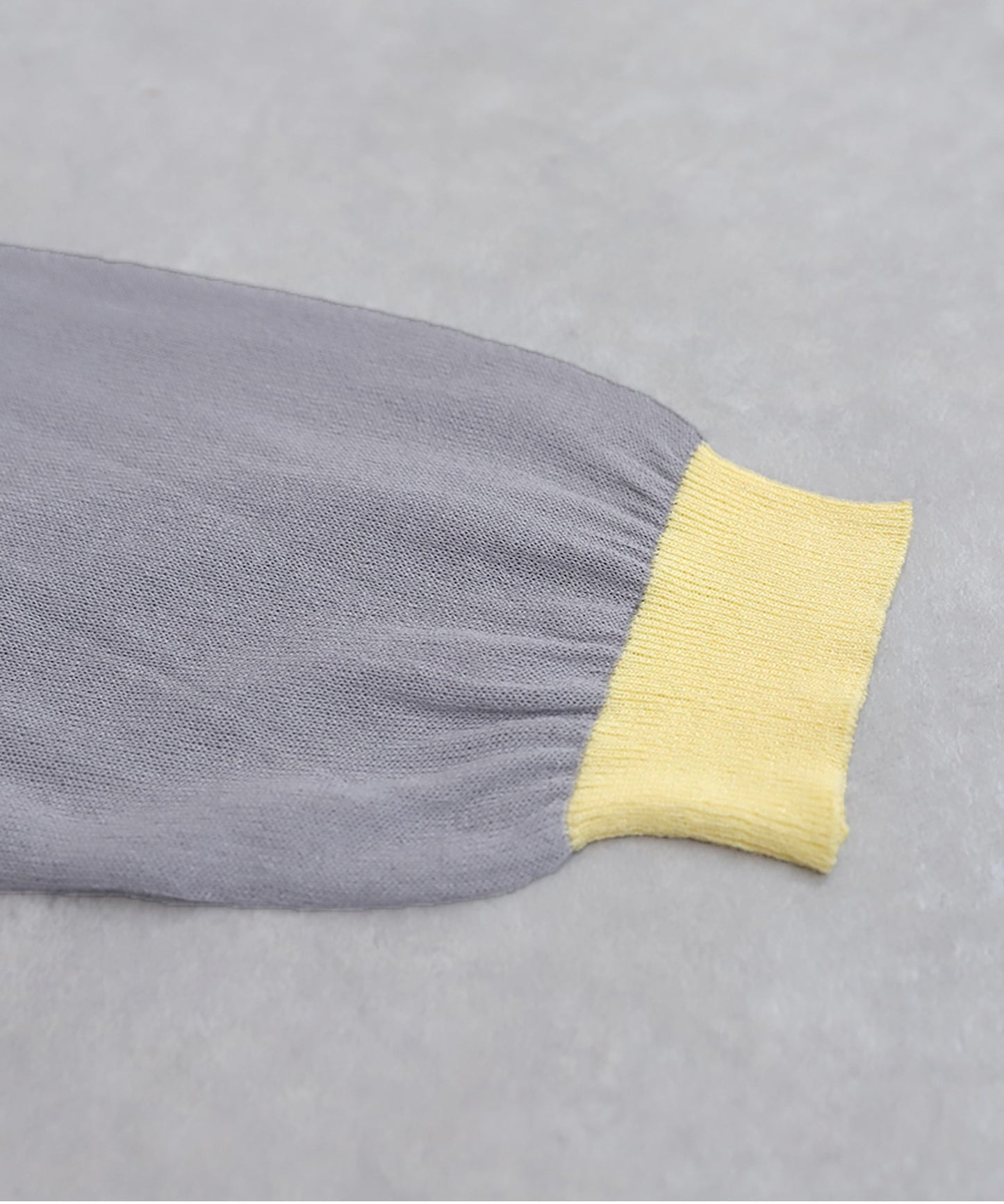 Color Matching Sheer Knit Cardigan Ladies