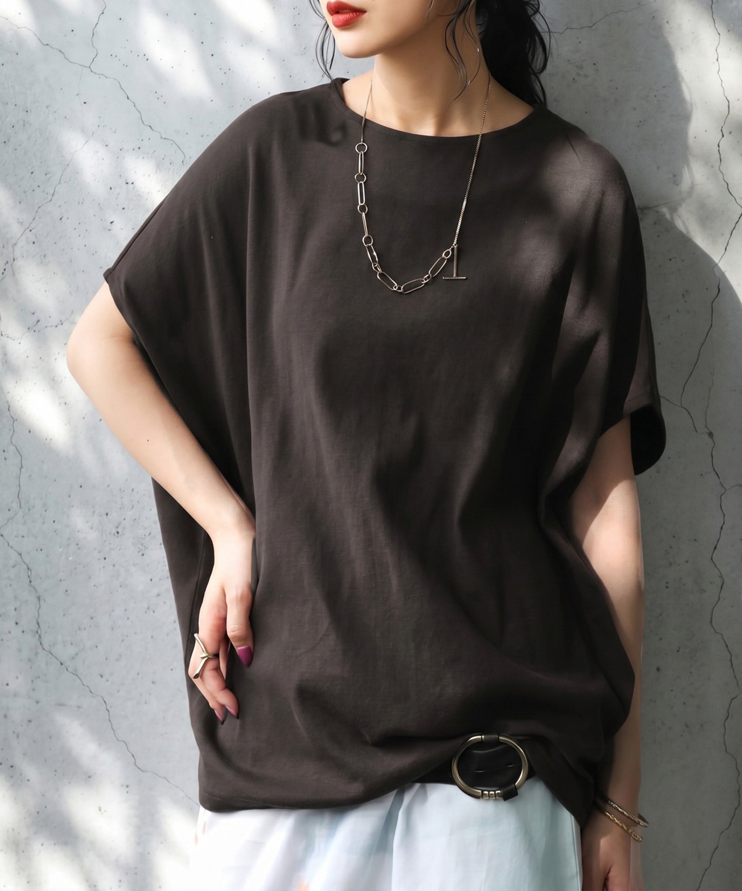 Cotton Blend Pullover Top Ladies