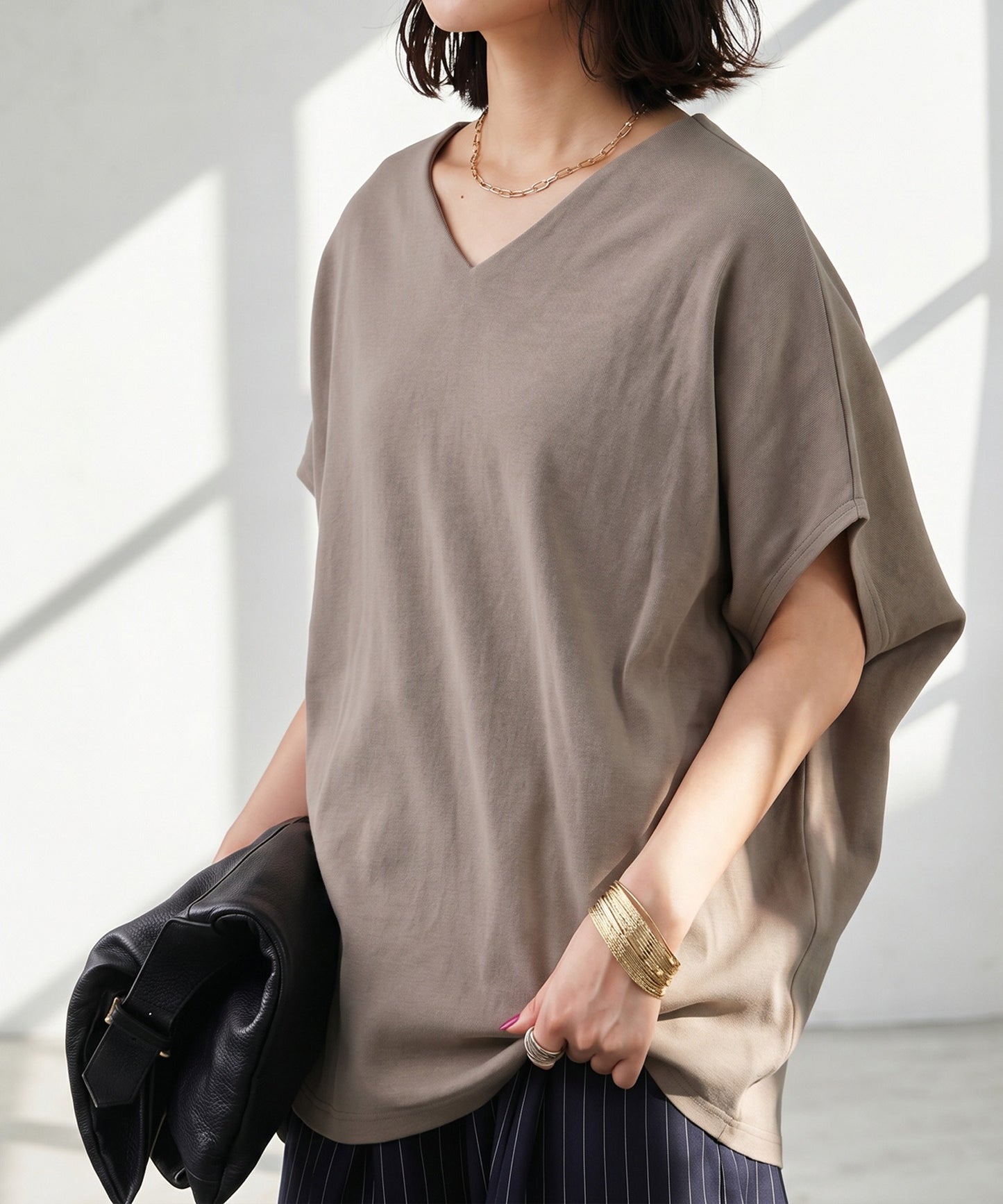 Cotton Blend Pullover Top Ladies