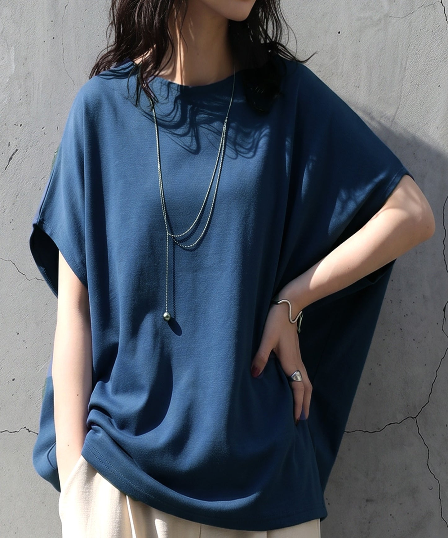 Cotton Blend Pullover Top Ladies