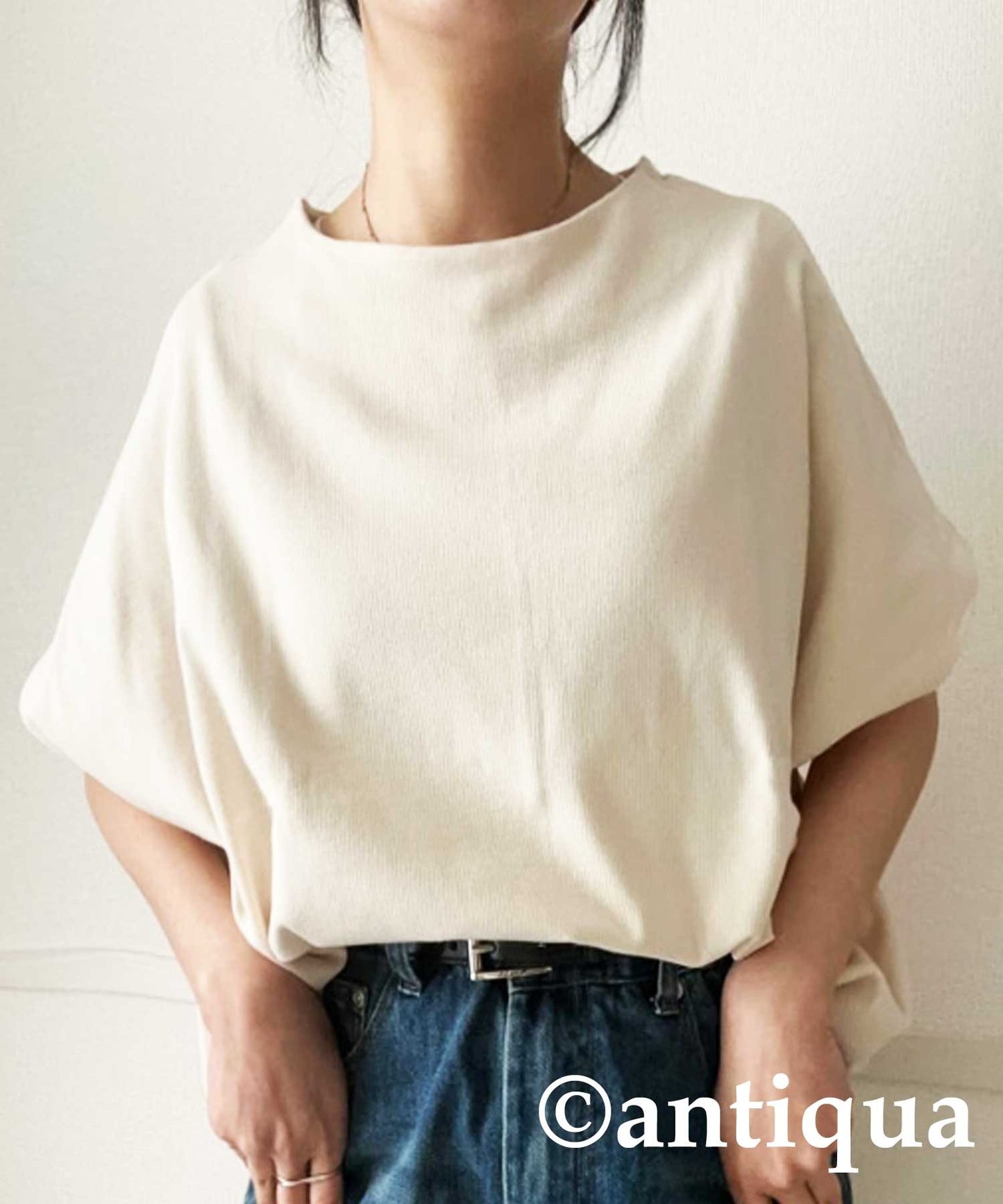 Cotton Blend Pullover Top Ladies