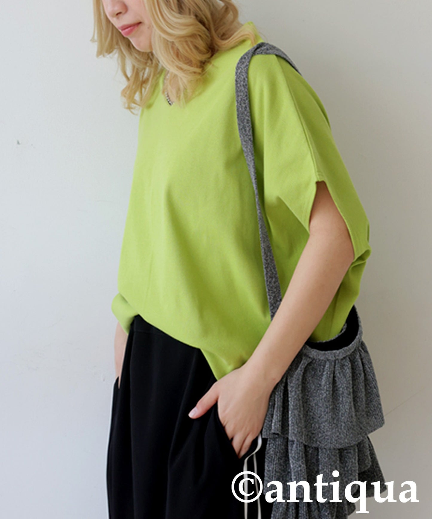 Cotton Blend Pullover Top Ladies