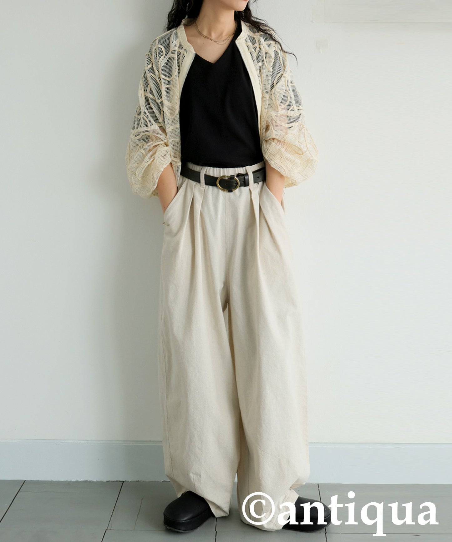 Cotton Blend Pullover Top Ladies