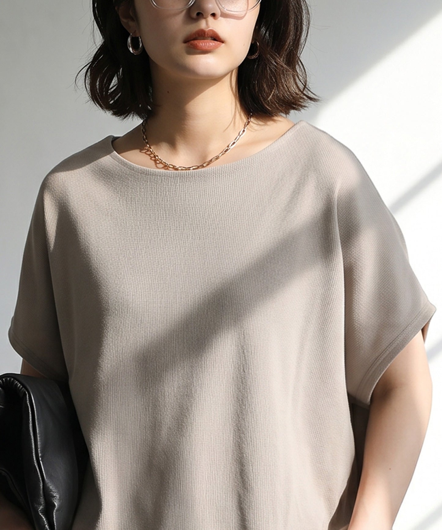 Cotton Blend Pullover Top Ladies