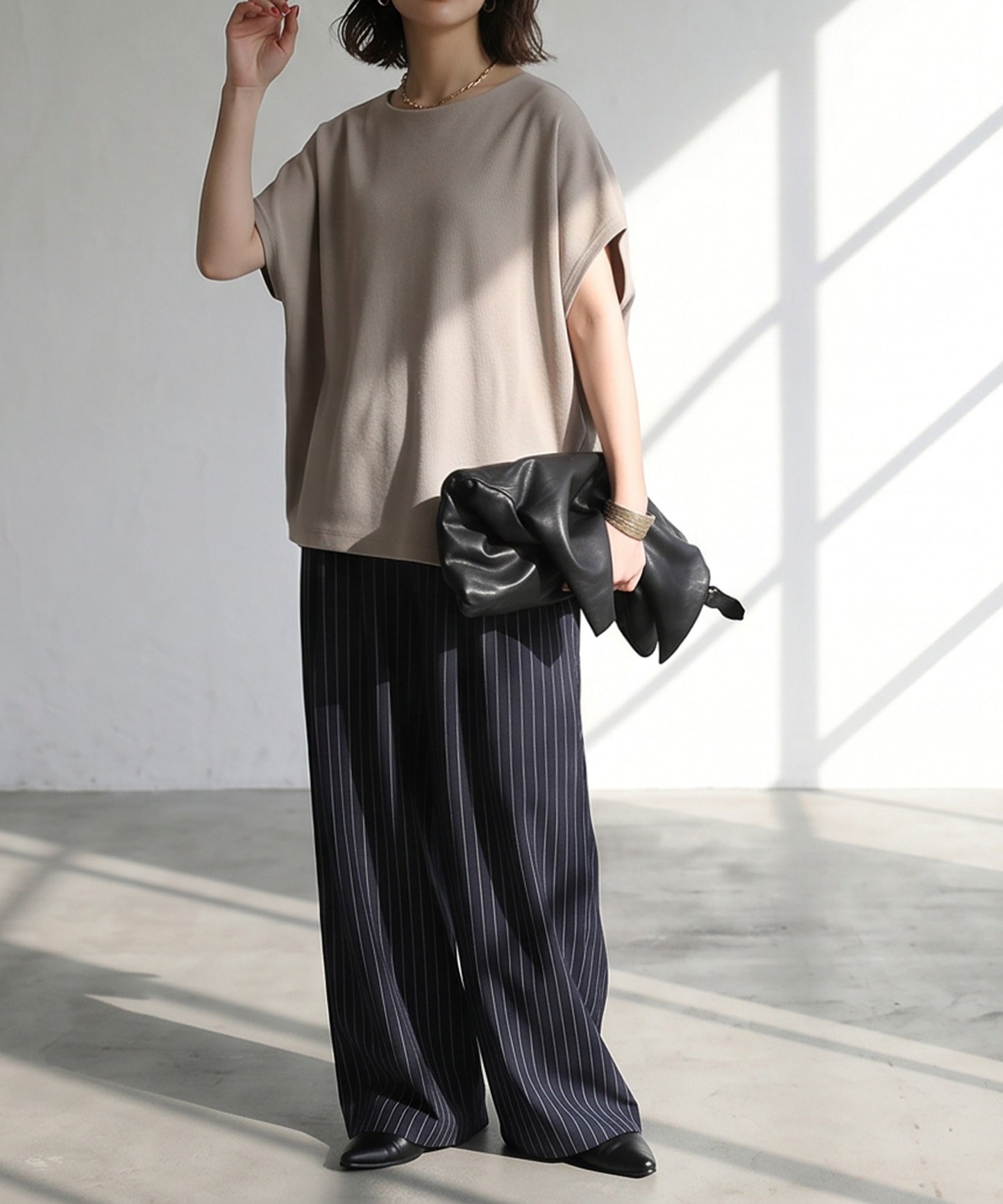 Cotton Blend Pullover Top Ladies