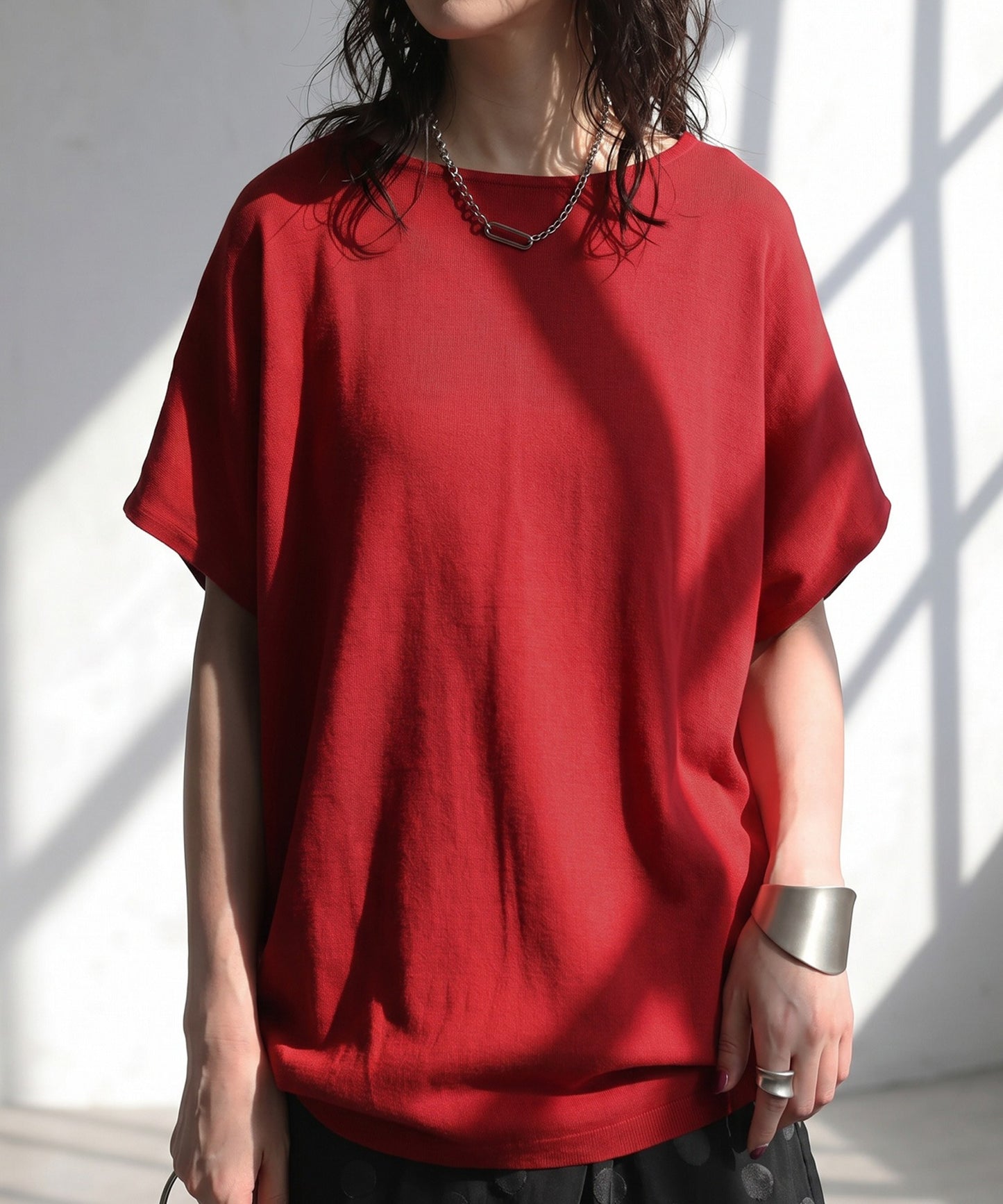 Cotton Blend Pullover Top Ladies