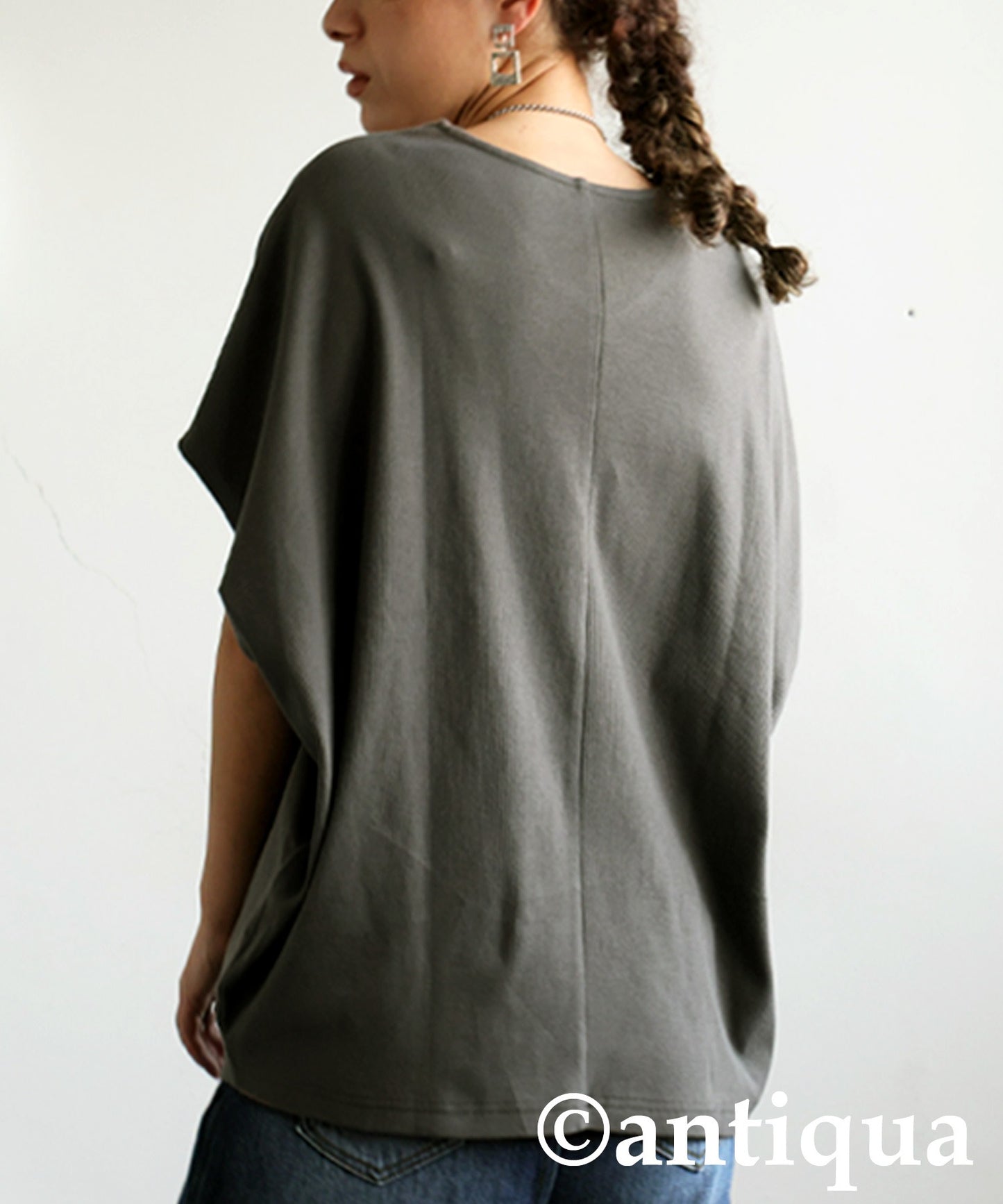 Cotton Blend Pullover Top Ladies