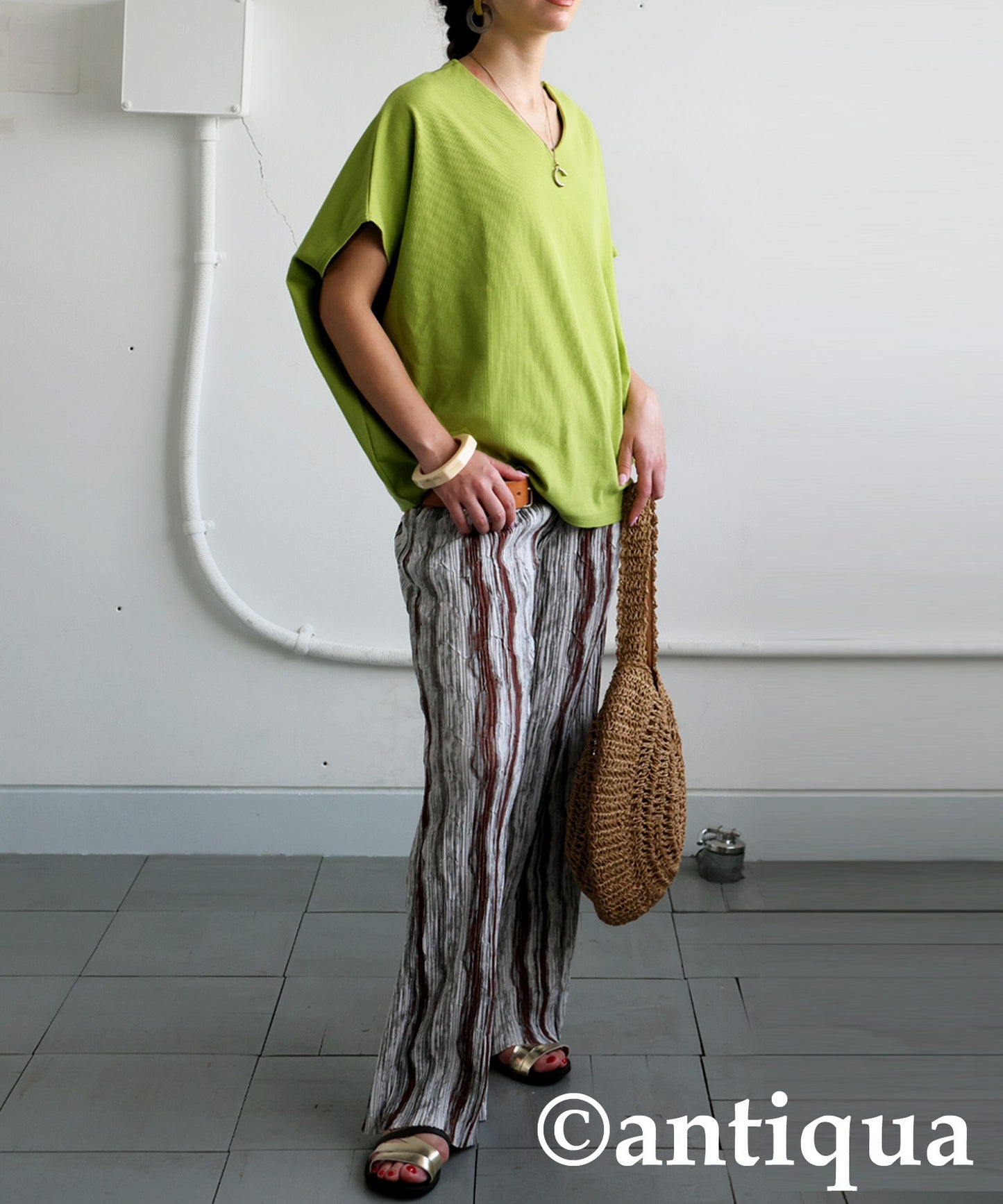 Cotton Blend Pullover Top Ladies