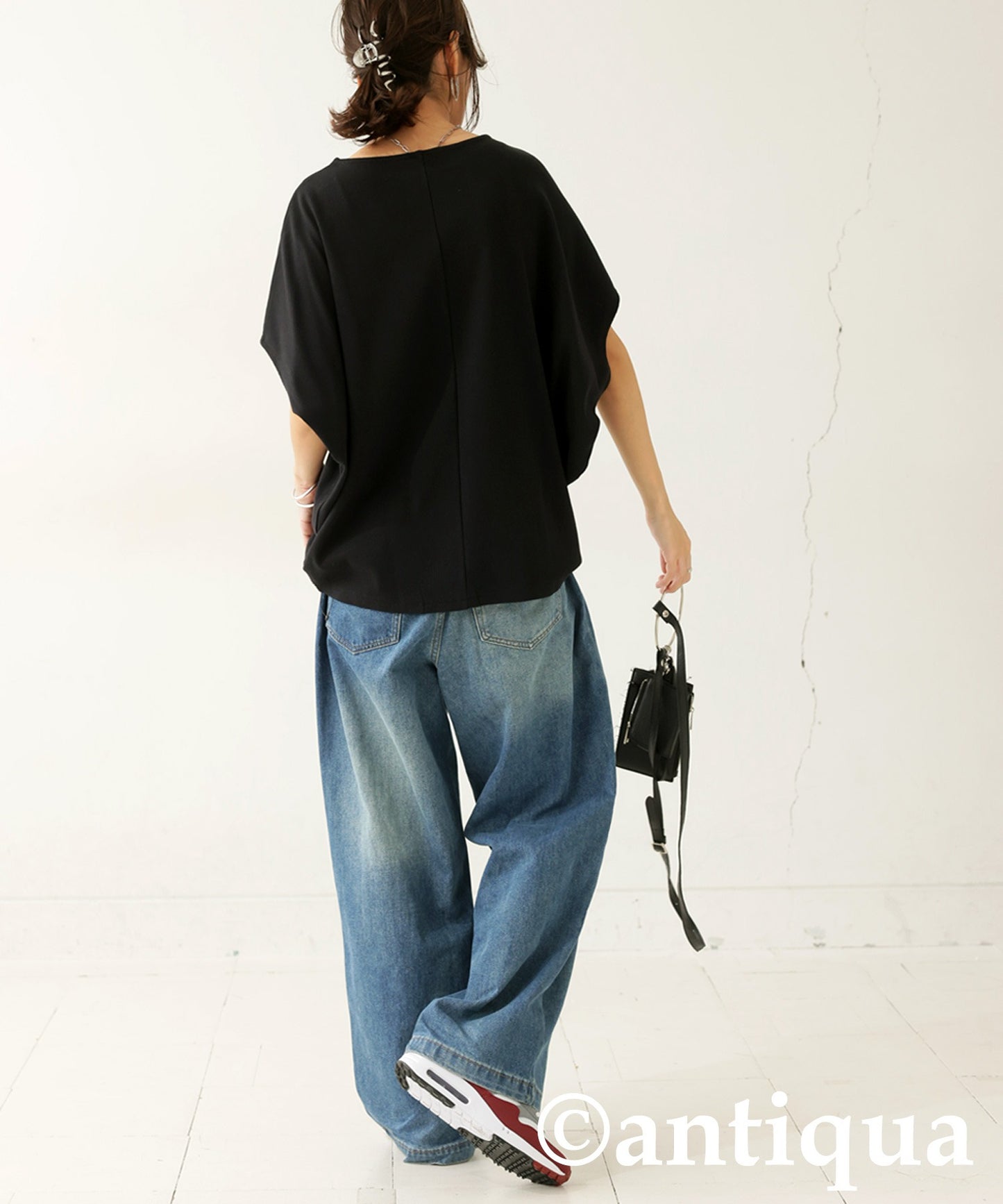 Cotton Blend Pullover Top Ladies