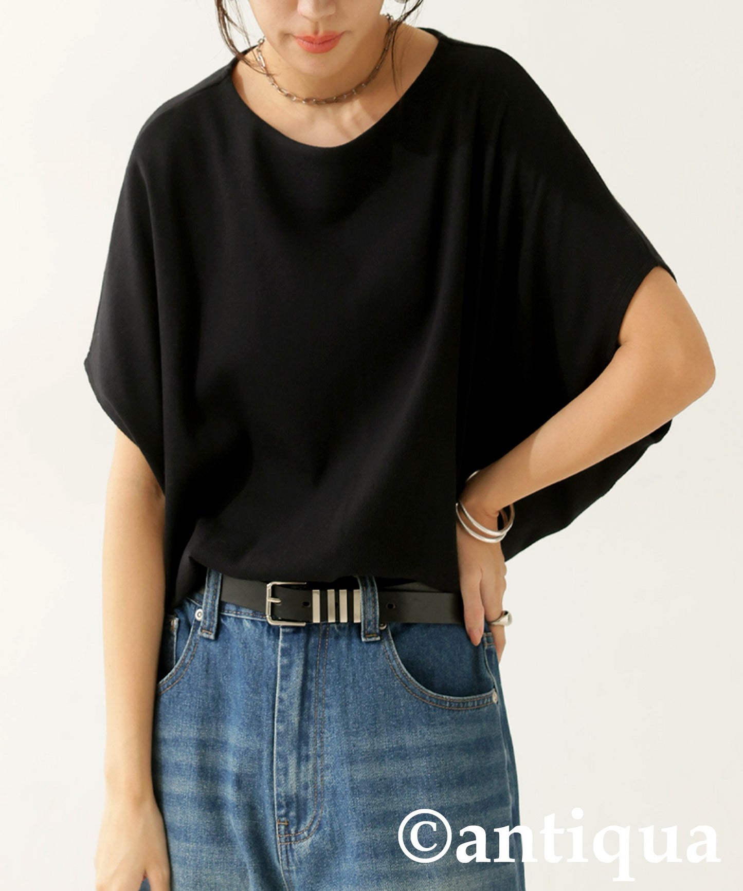 Cotton Blend Pullover Top Ladies