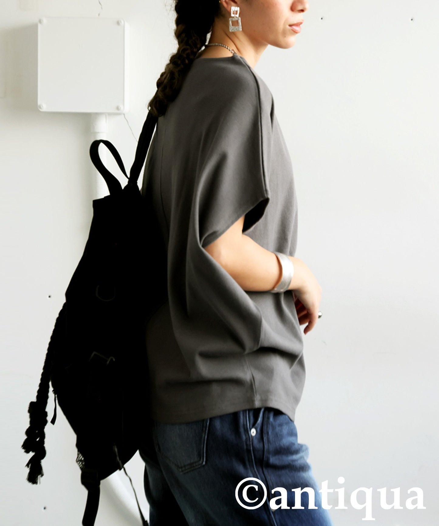 Cotton Blend Pullover Top Ladies