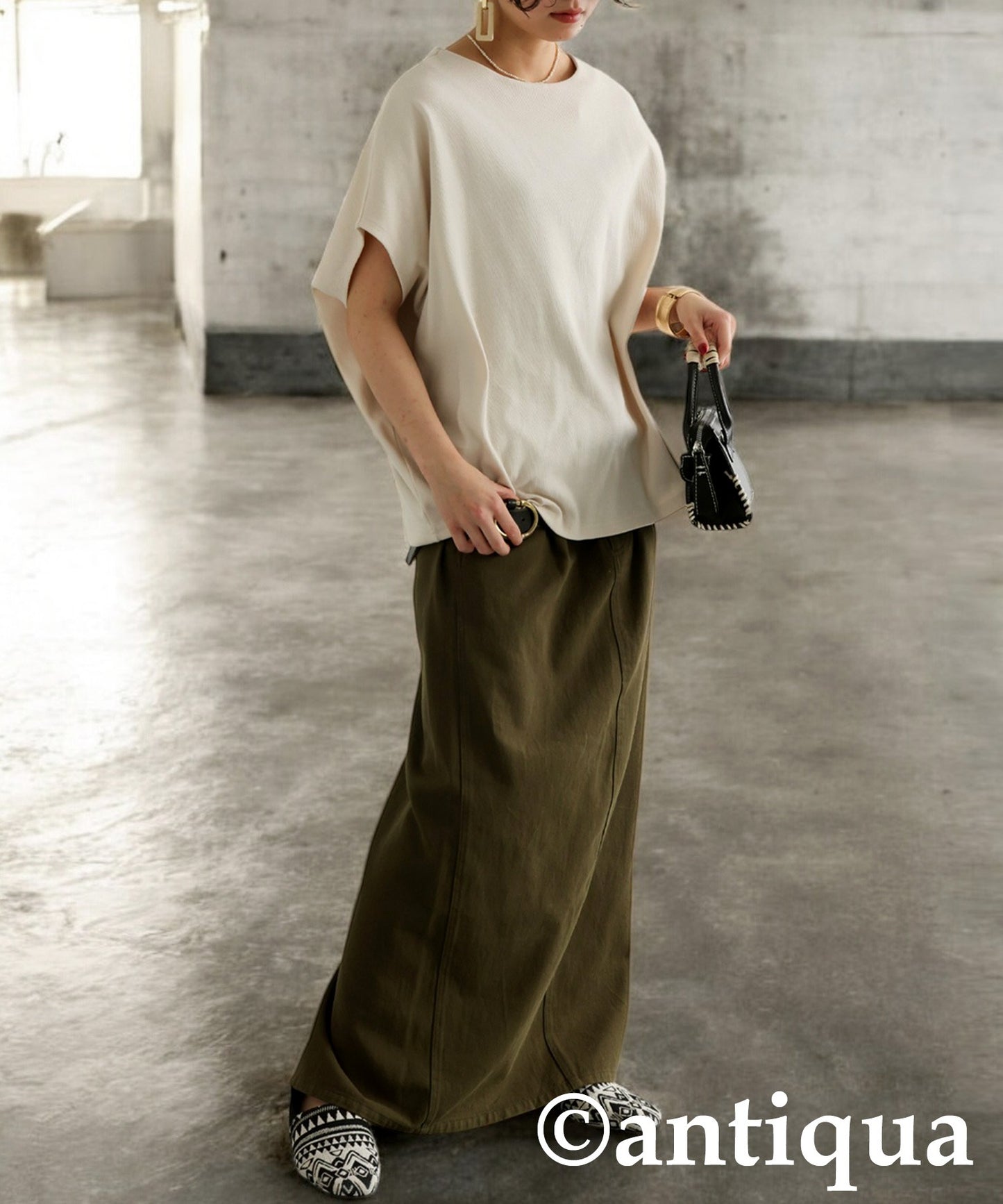 Cotton Blend Pullover Top Ladies