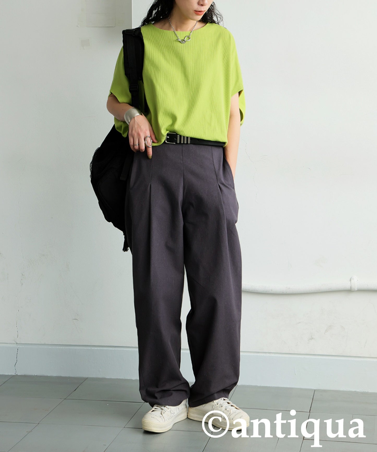 Cotton Blend Pullover Top Ladies