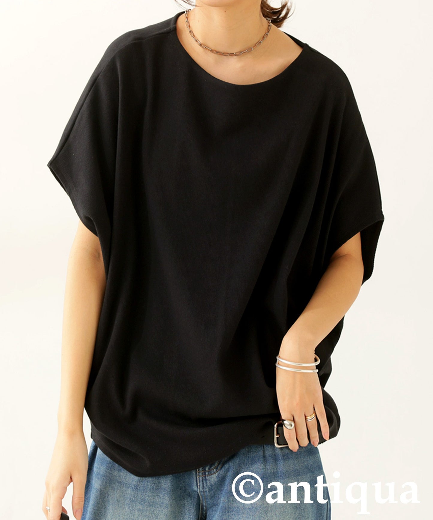 Cotton Blend Pullover Top Ladies
