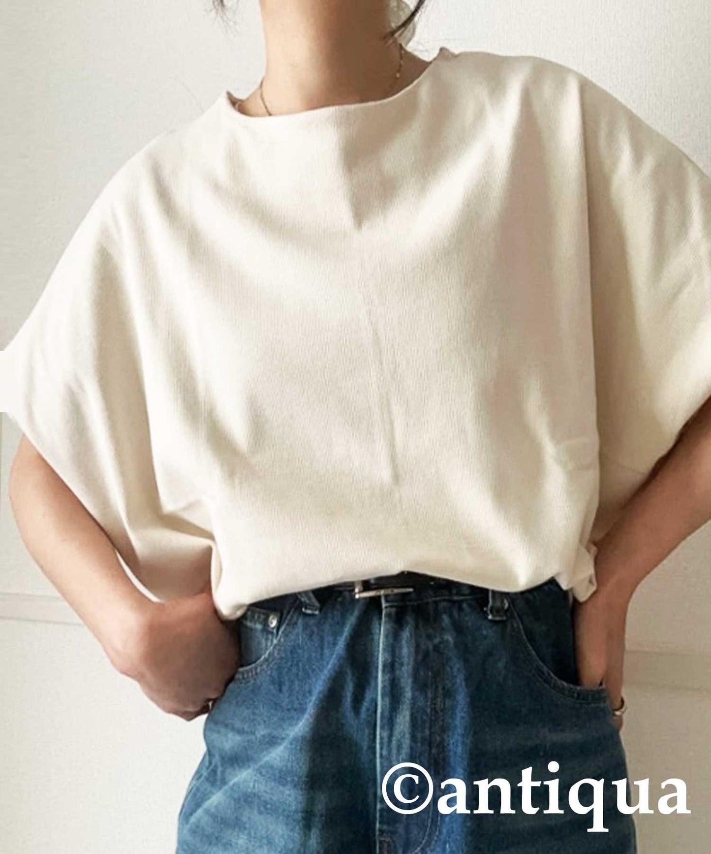 Cotton Blend Pullover Top Ladies
