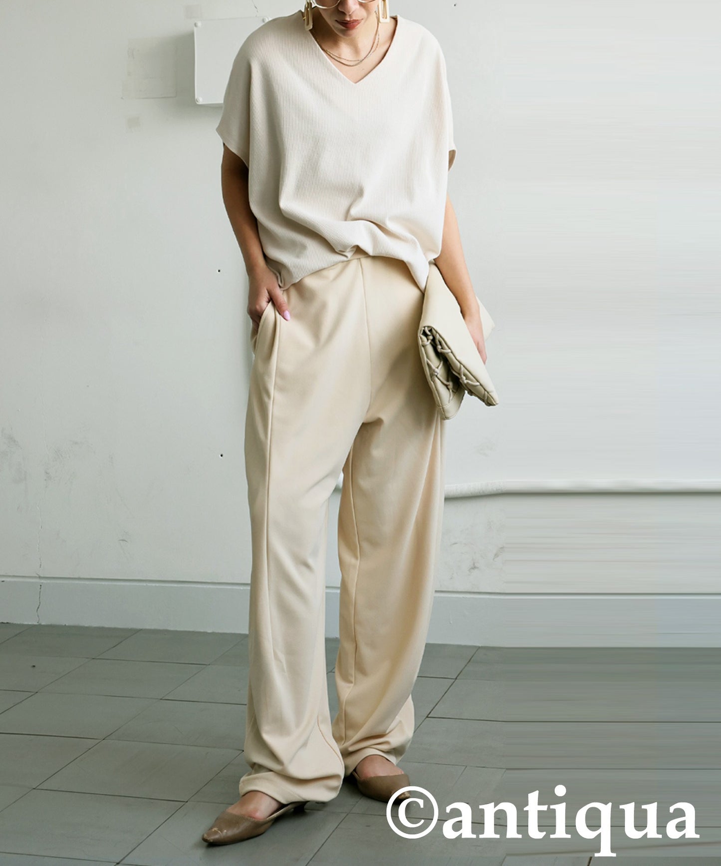 Cotton Blend Pullover Top Ladies