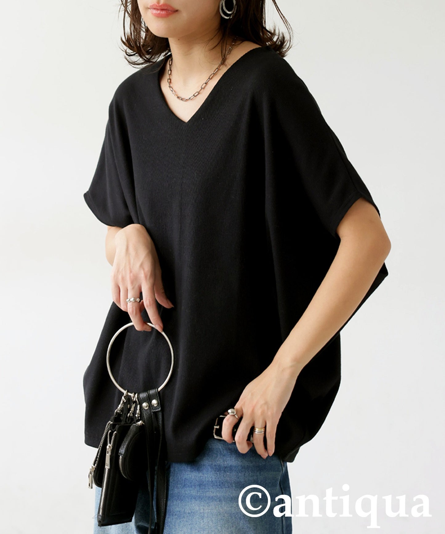 Cotton Blend Pullover Top Ladies