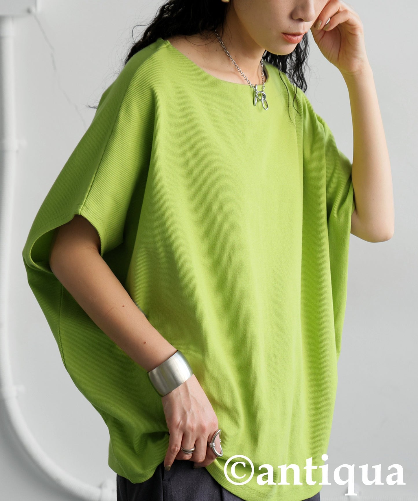 Cotton Blend Pullover Top Ladies
