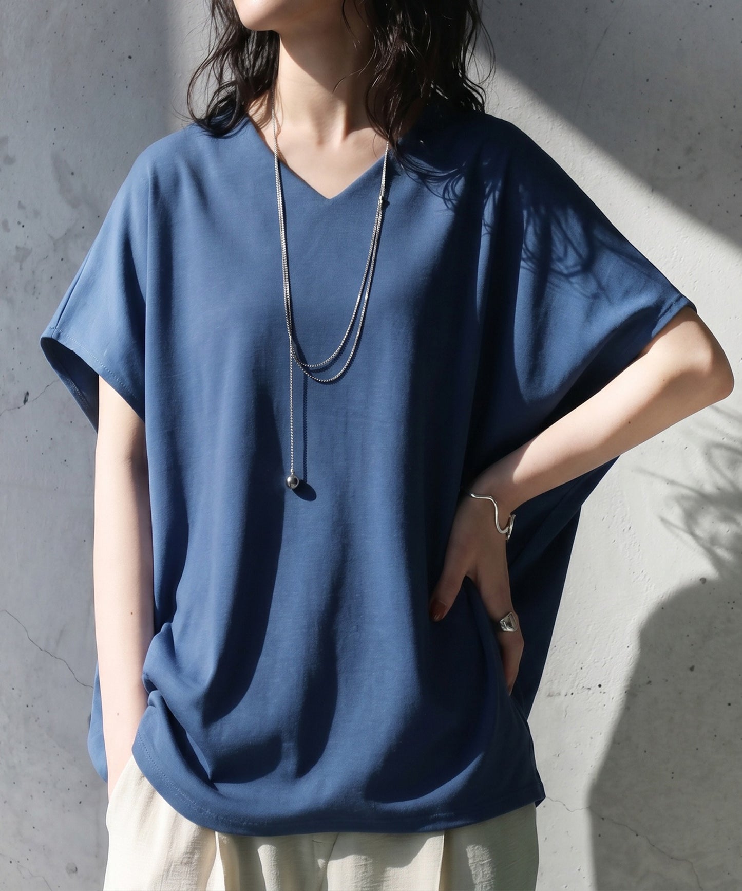 Cotton Blend Pullover Top Ladies