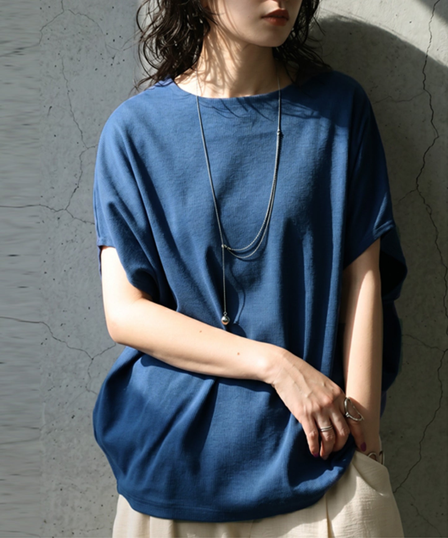 Cotton Blend Pullover Top Ladies