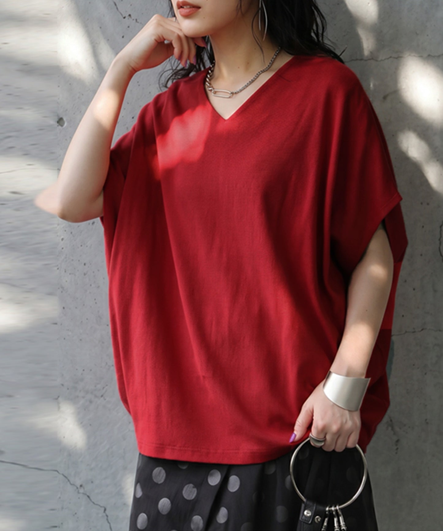 Cotton Blend Pullover Top Ladies