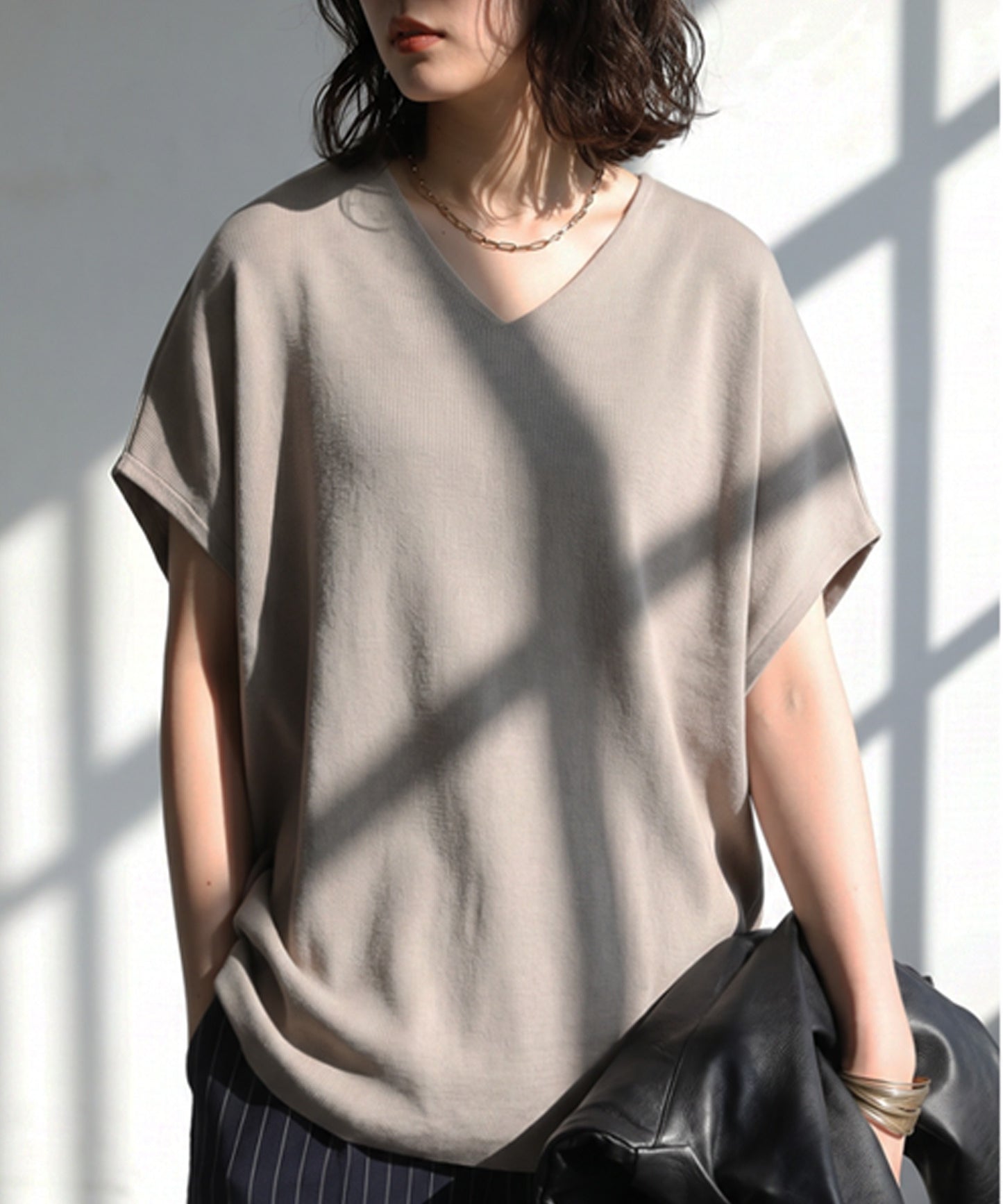 Cotton Blend Pullover Top Ladies