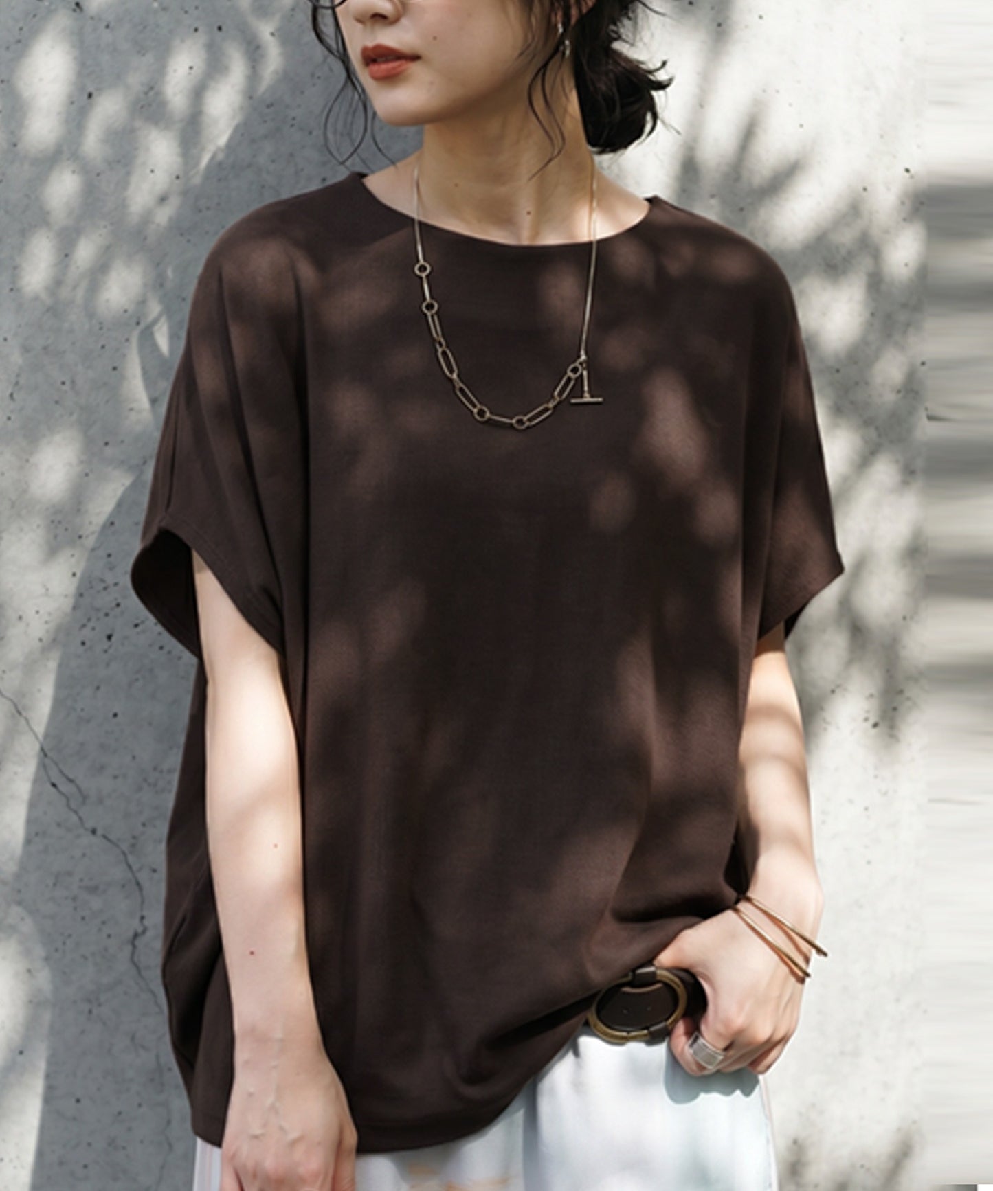 Cotton Blend Pullover Top Ladies
