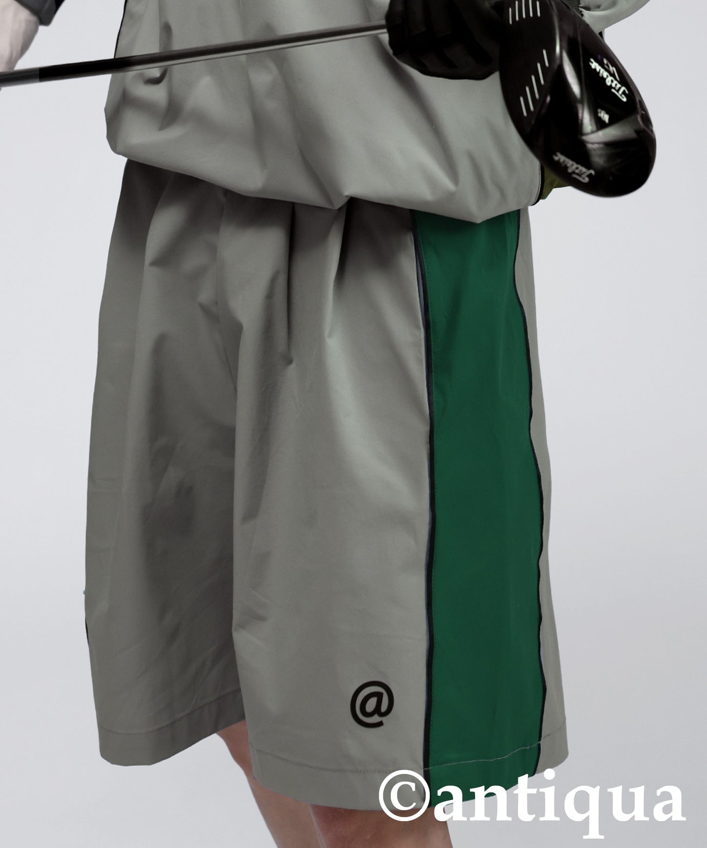 ANTIQUA GOLF×STCH Line Design Shorts Men's