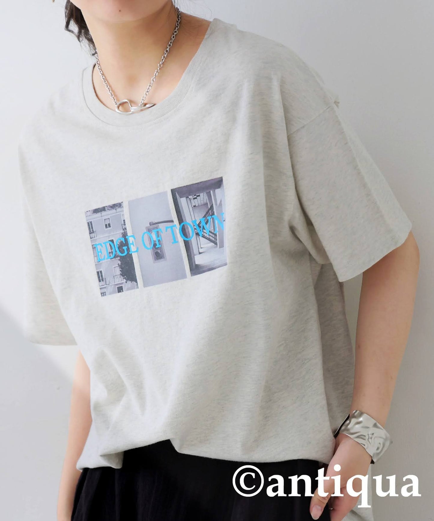 Ladies Logo Print T-Shirt