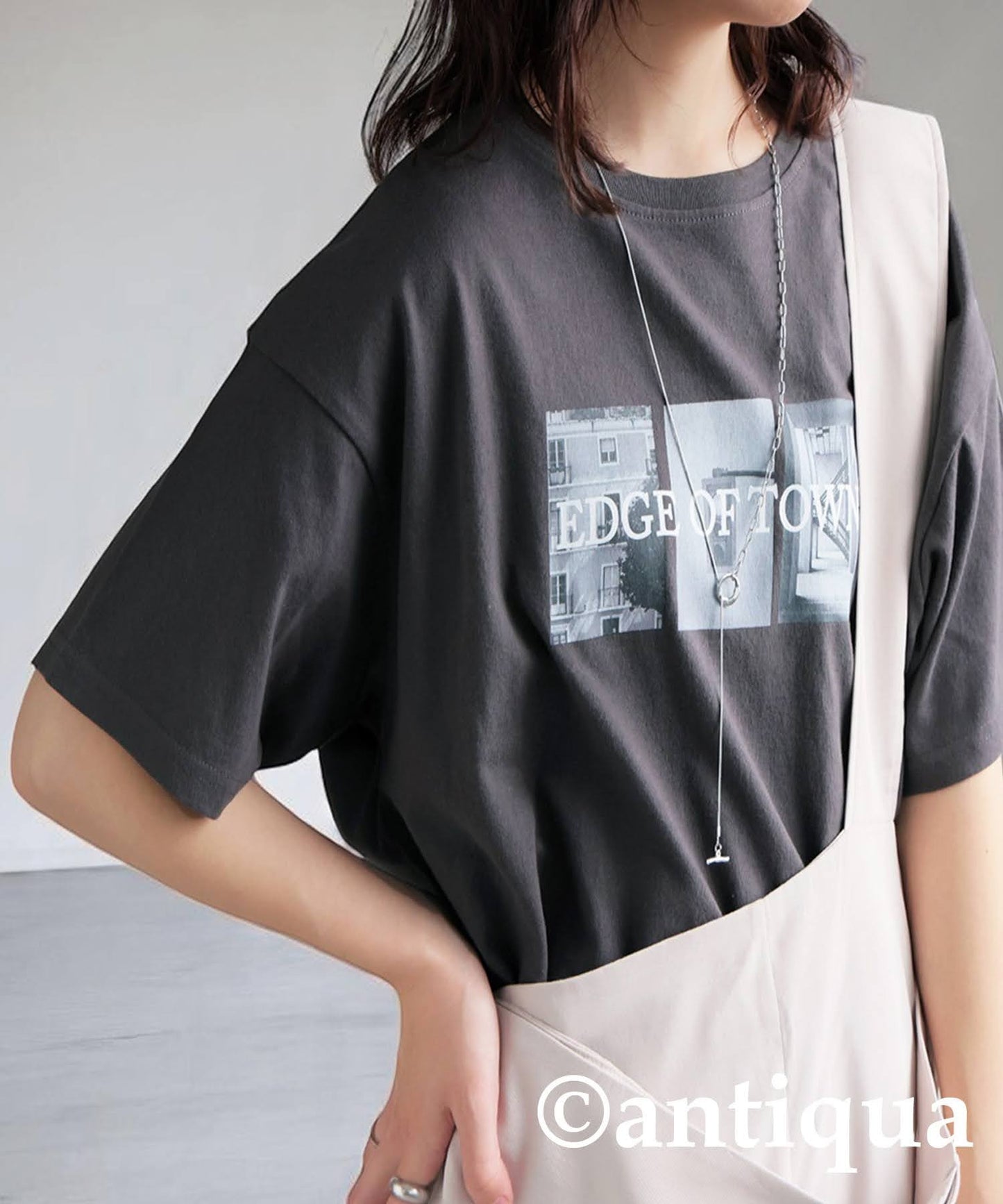 Ladies Logo Print T-Shirt