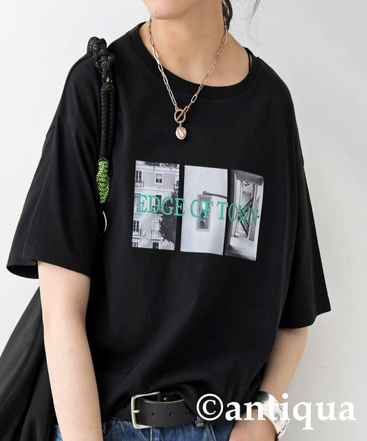 Ladies Logo Print T-Shirt