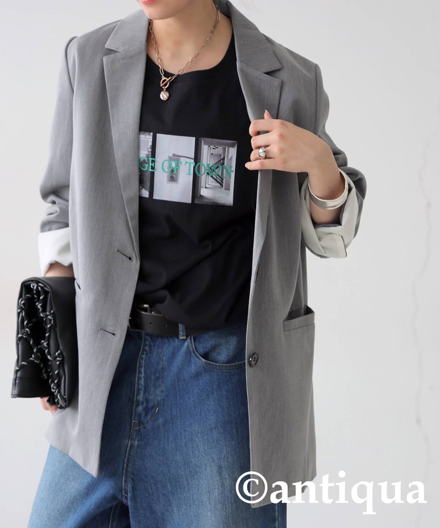 Ladies Logo Print T-Shirt