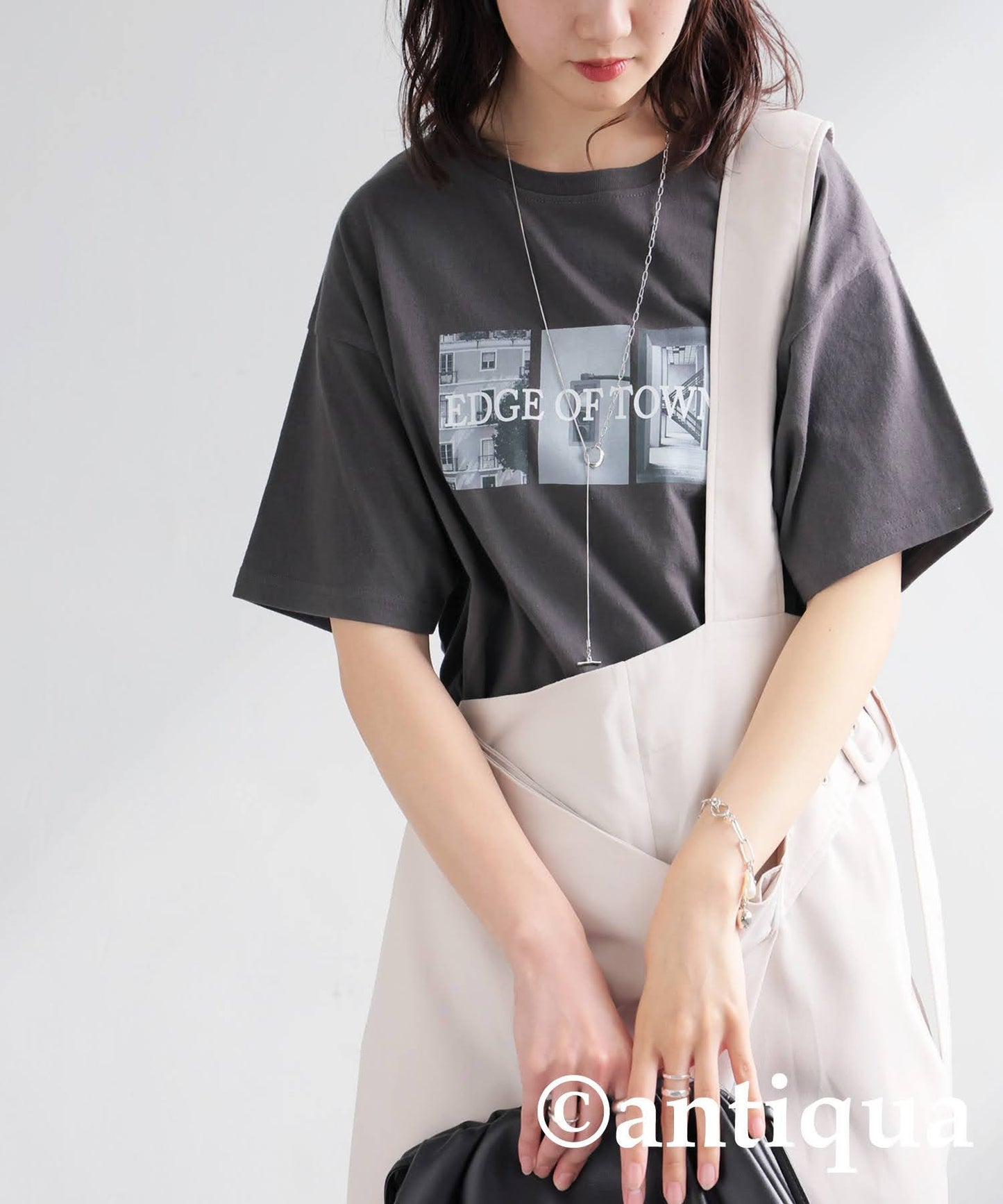 Ladies Logo Print T-Shirt