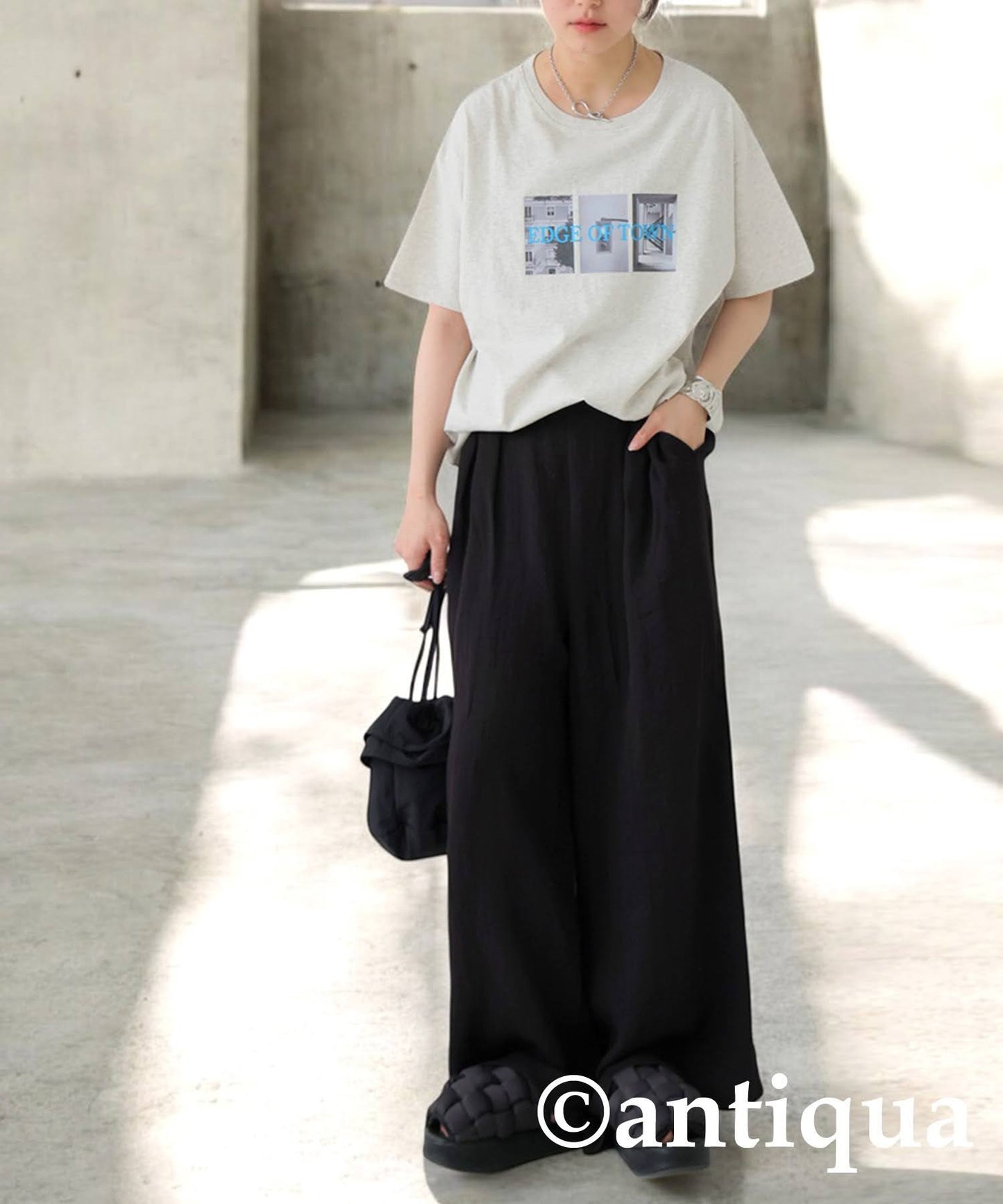 Ladies Logo Print T-Shirt