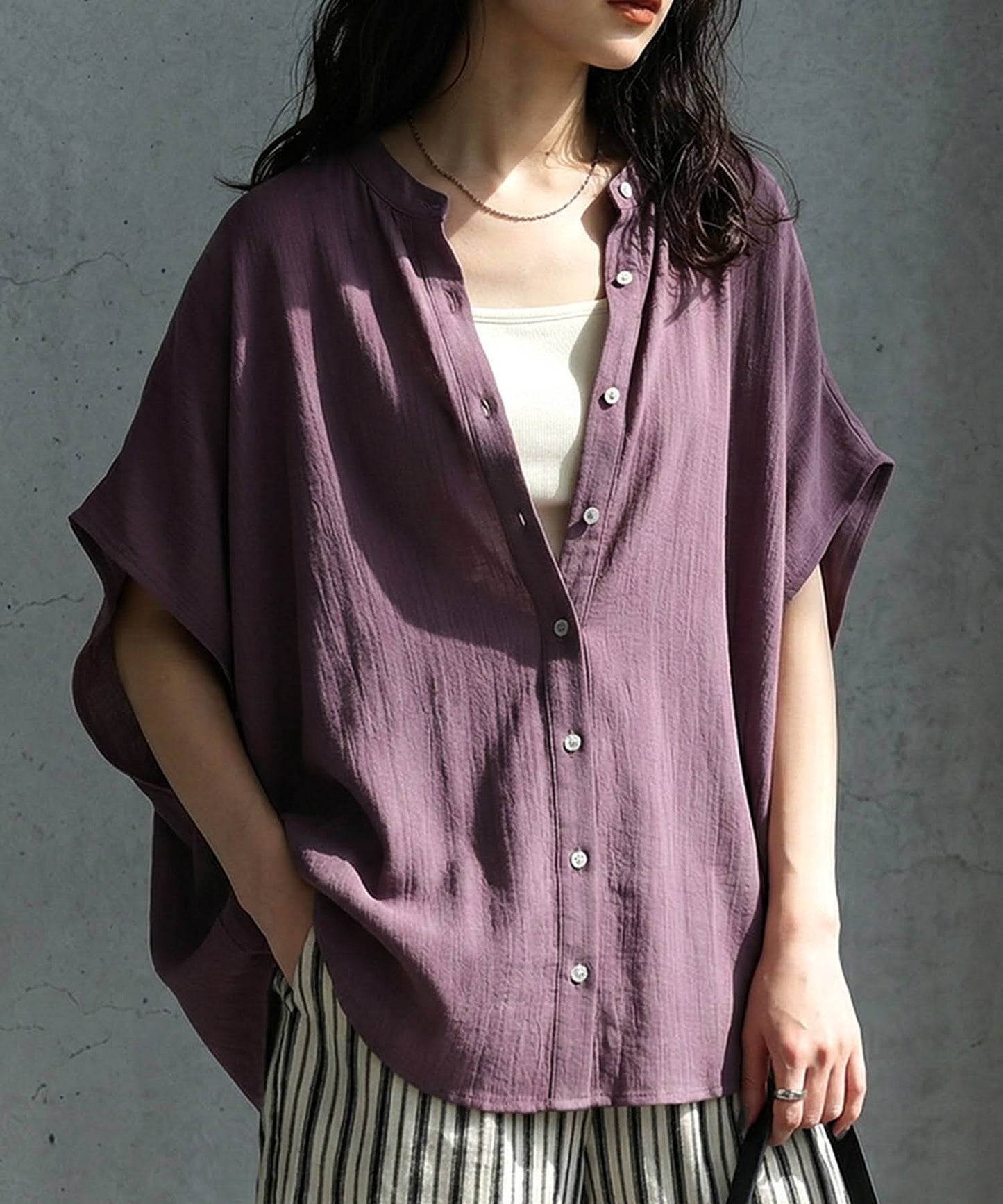 Ladies Linen-Like Shirt
