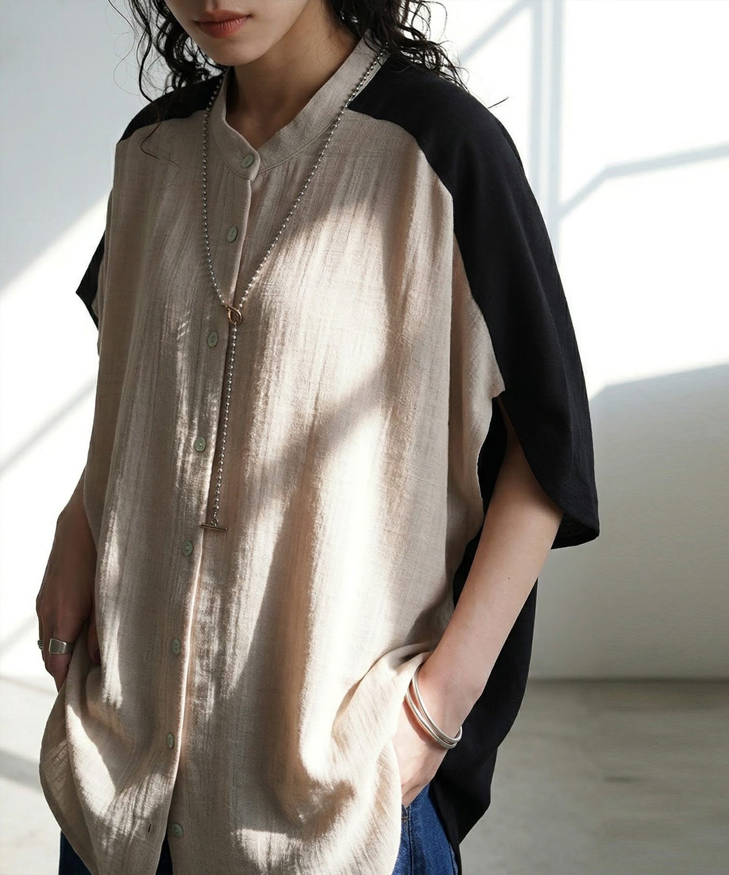 Ladies Linen-Like Shirt