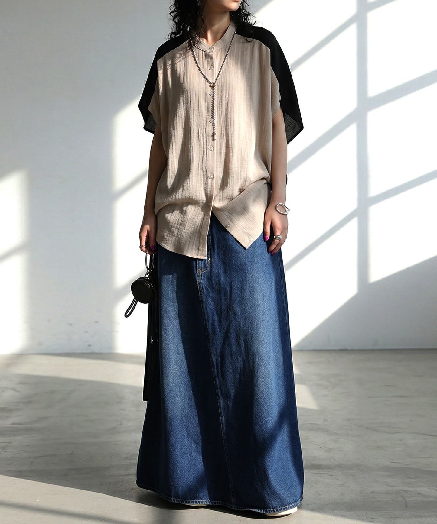 Ladies Linen-Like Shirt