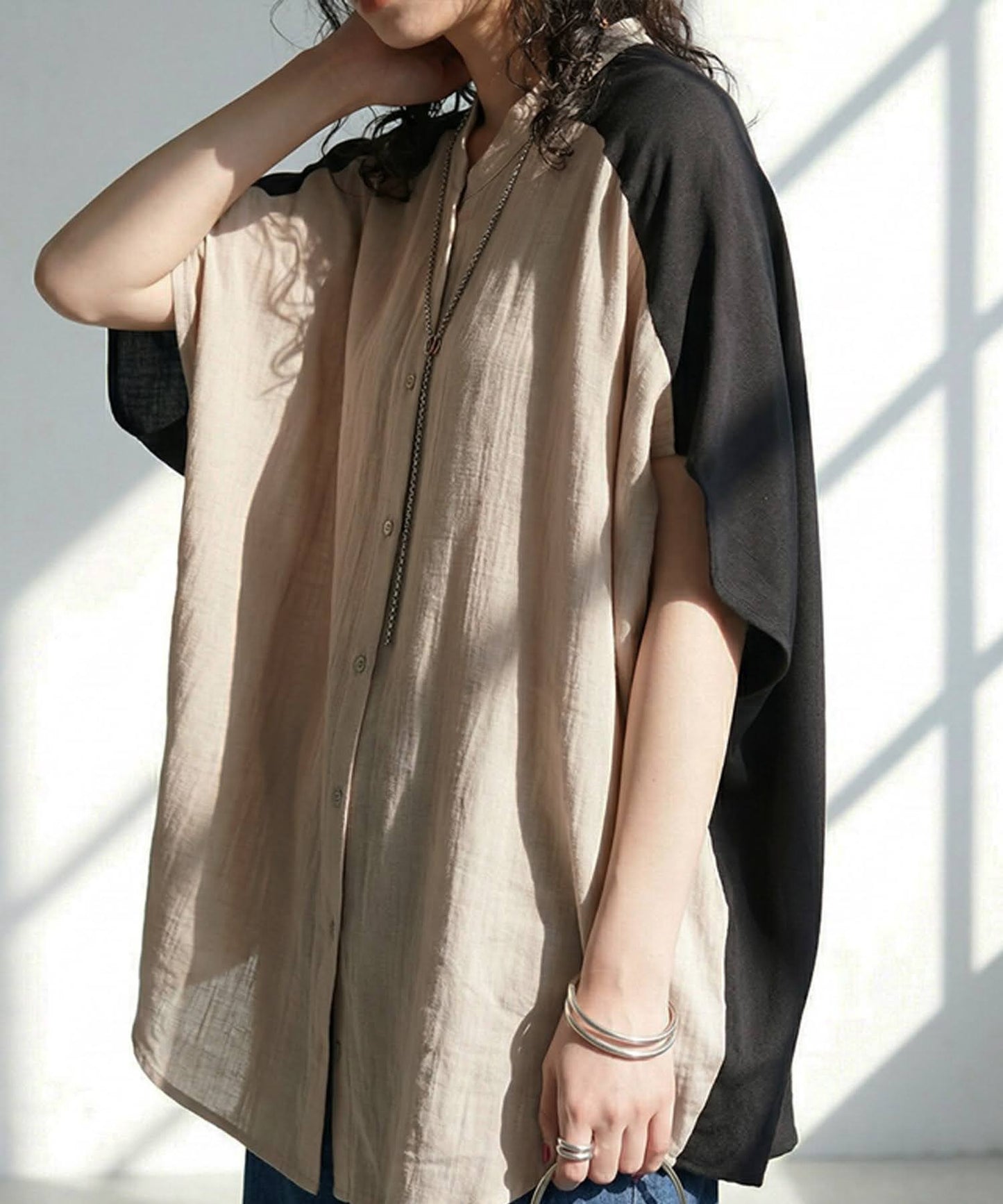 Ladies Linen-Like Shirt
