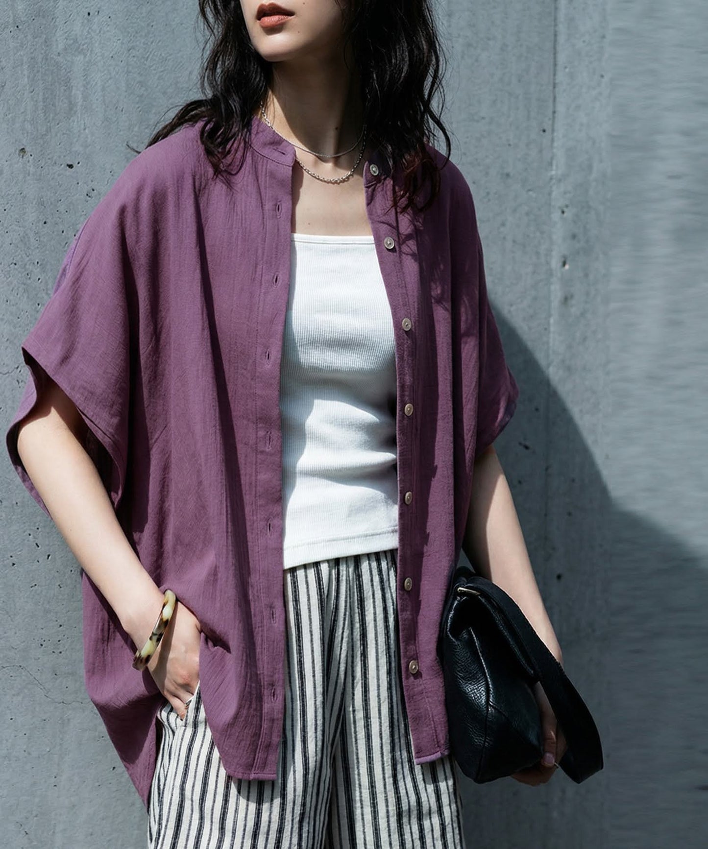 Ladies Linen-Like Shirt