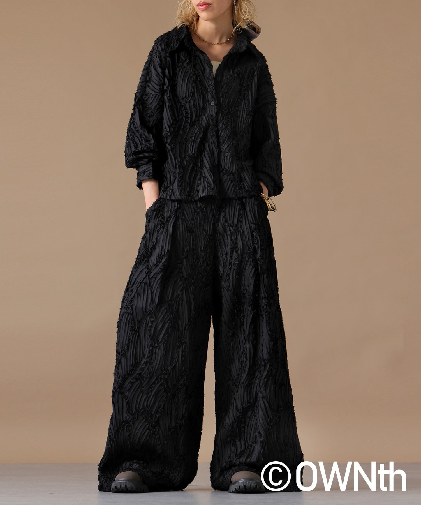 OWNth Tape Design Pants Ladies