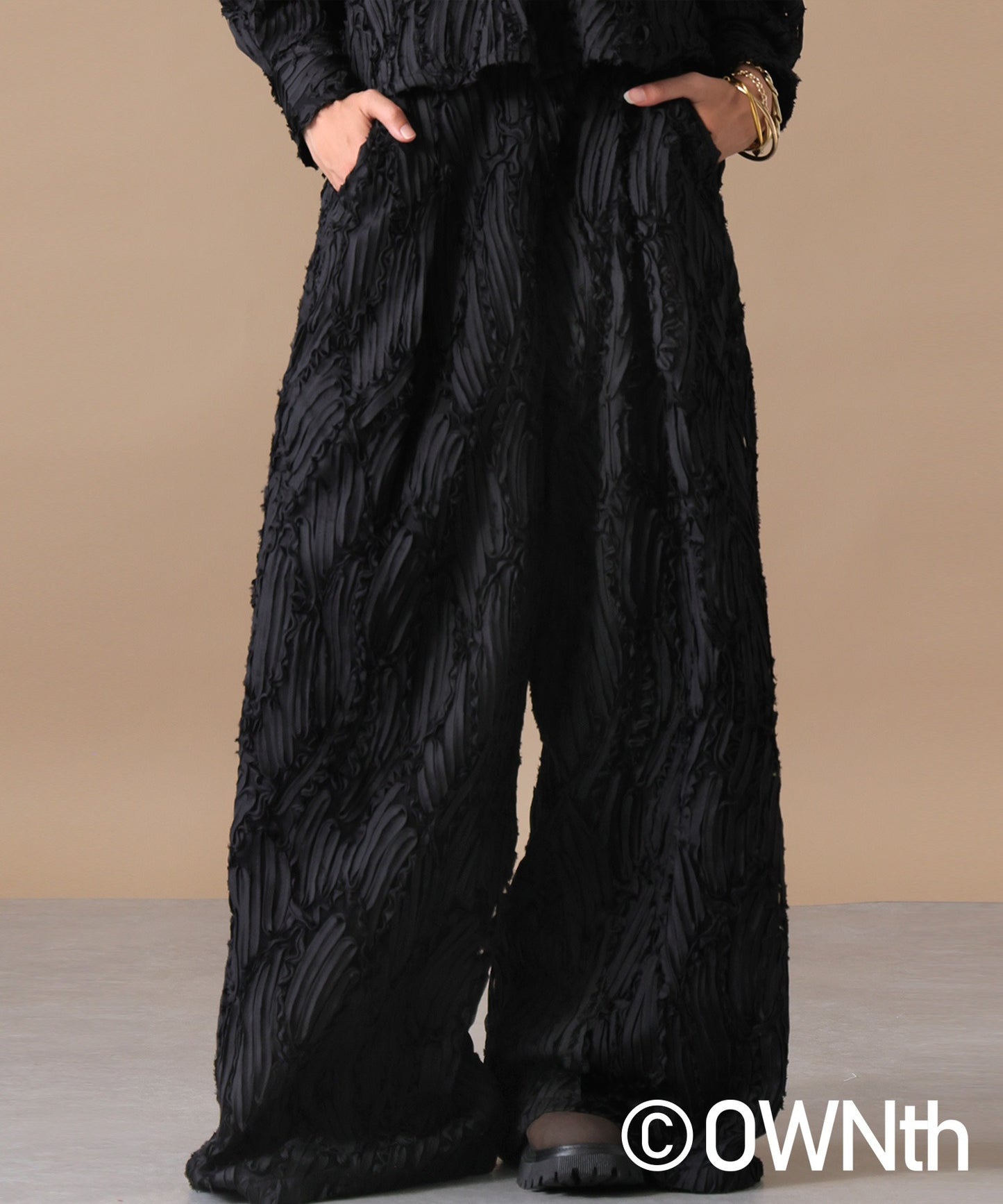 OWNth Tape Design Pants Ladies