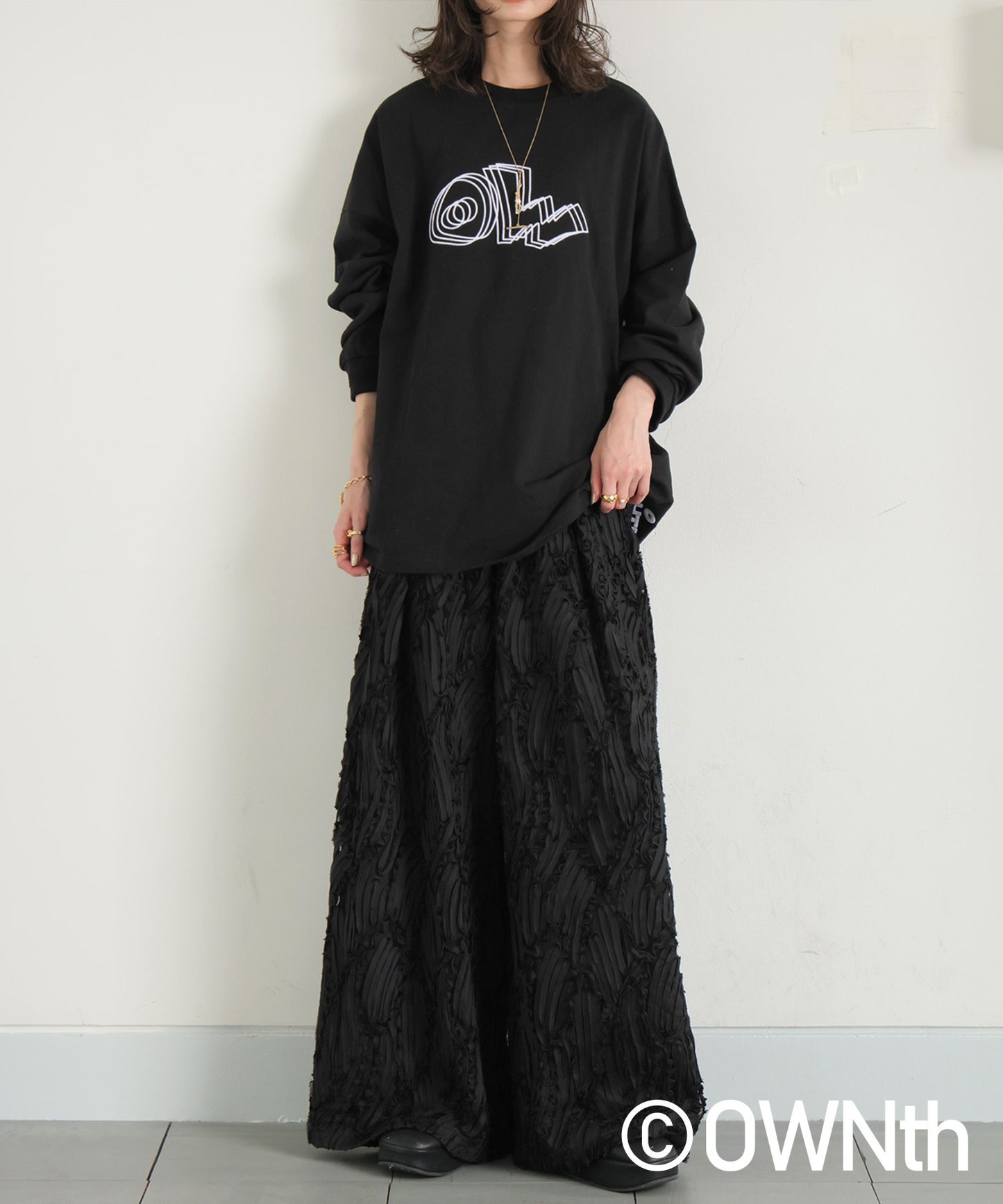 OWNth Tape Design Pants Ladies