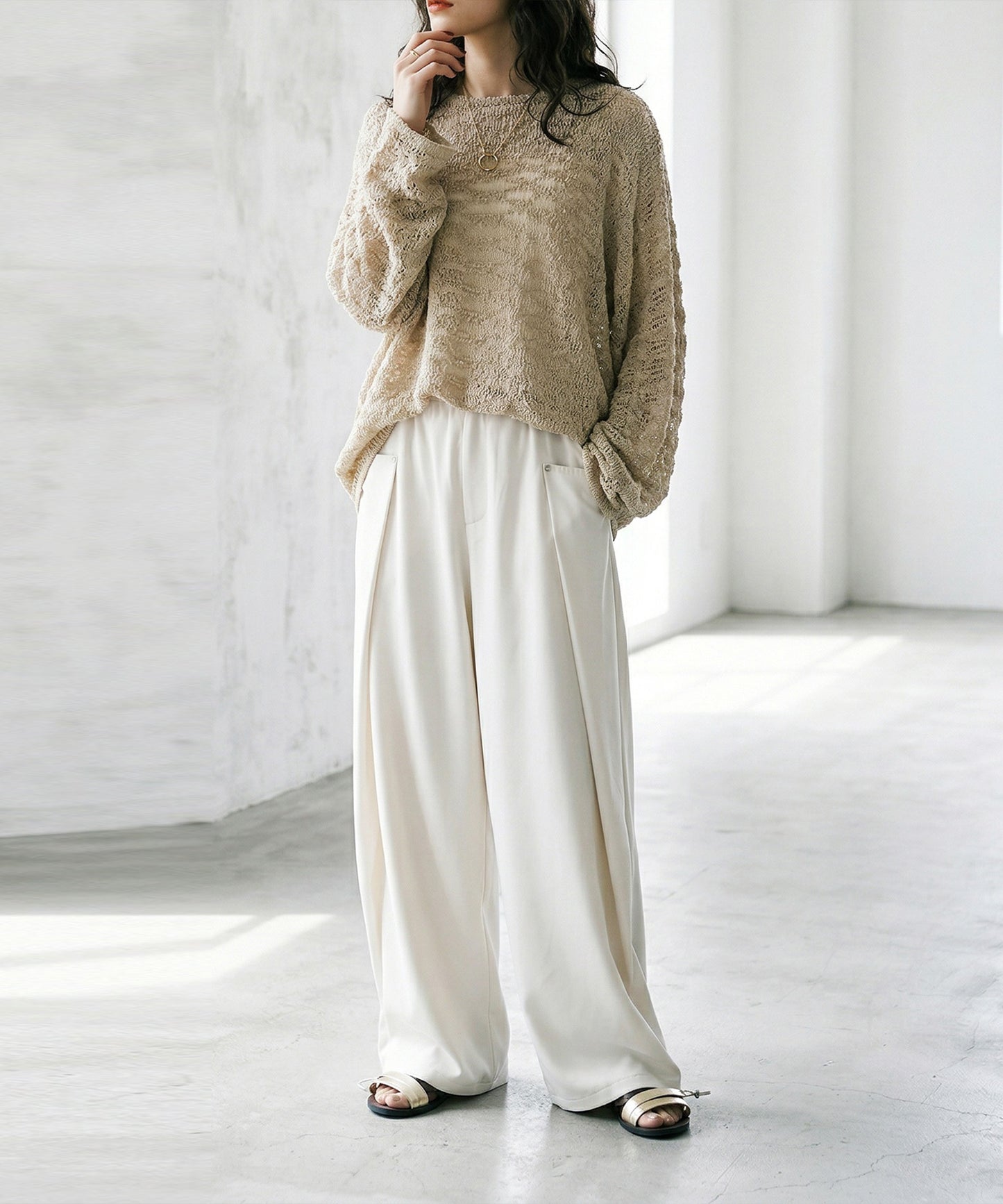 Openwork Knit, Sheer Knit Ladies