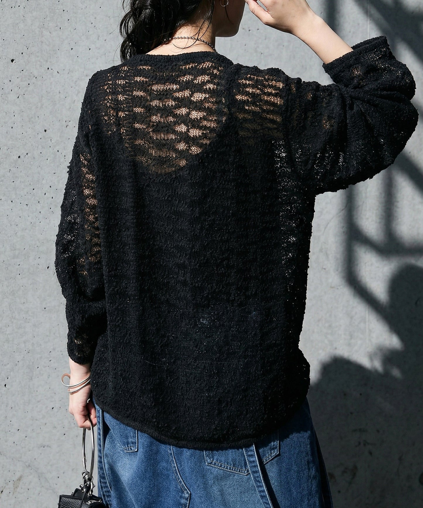 Openwork Knit, Sheer Knit Ladies