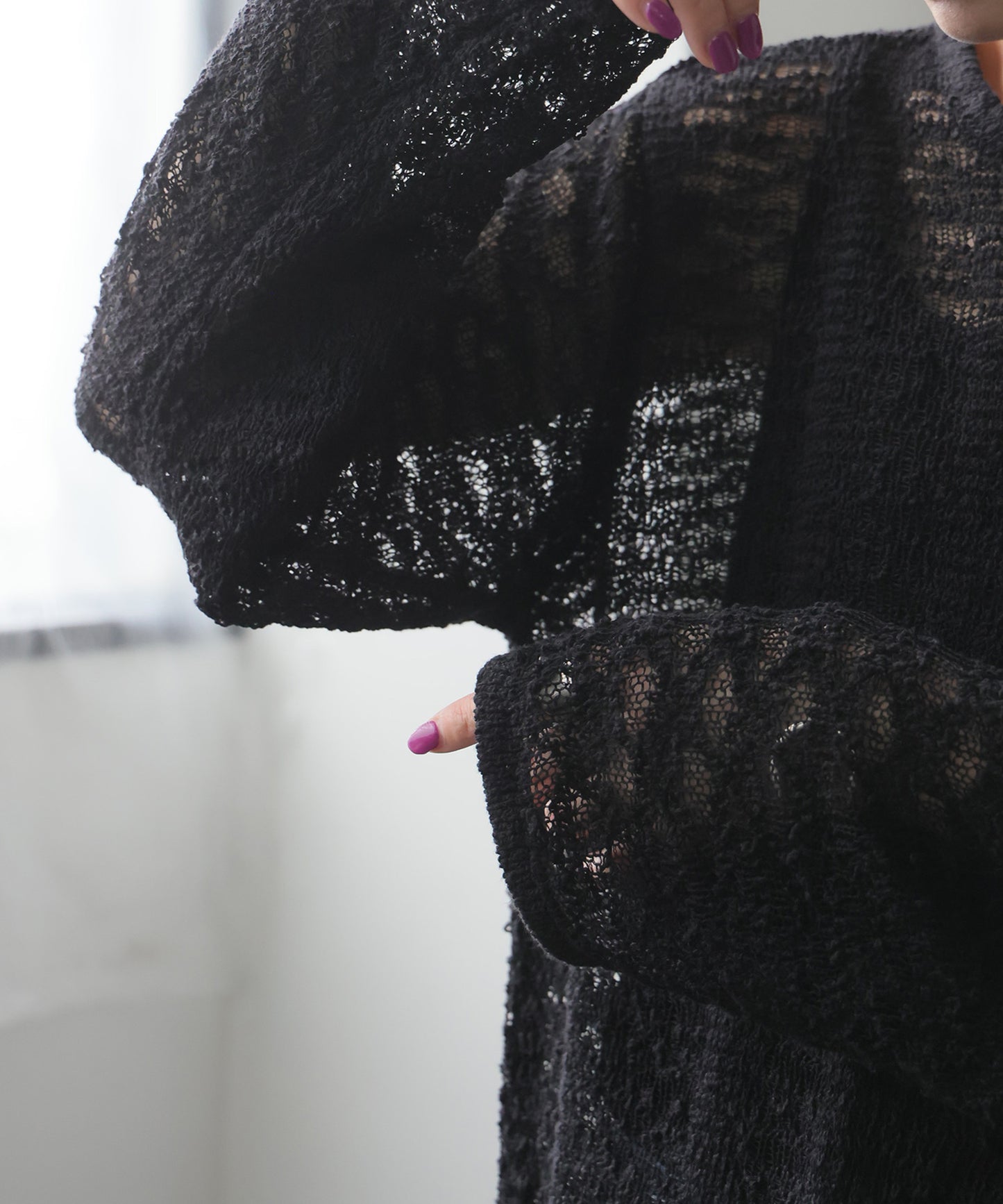 Openwork Knit, Sheer Knit Ladies