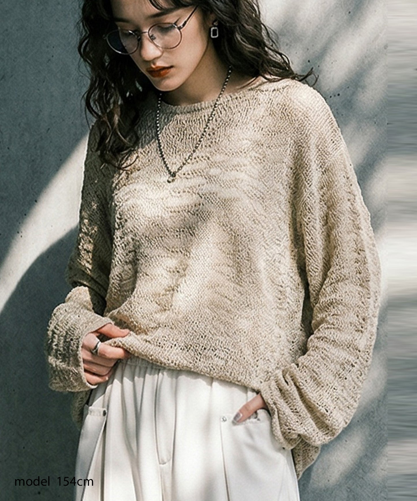Openwork Knit, Sheer Knit Ladies