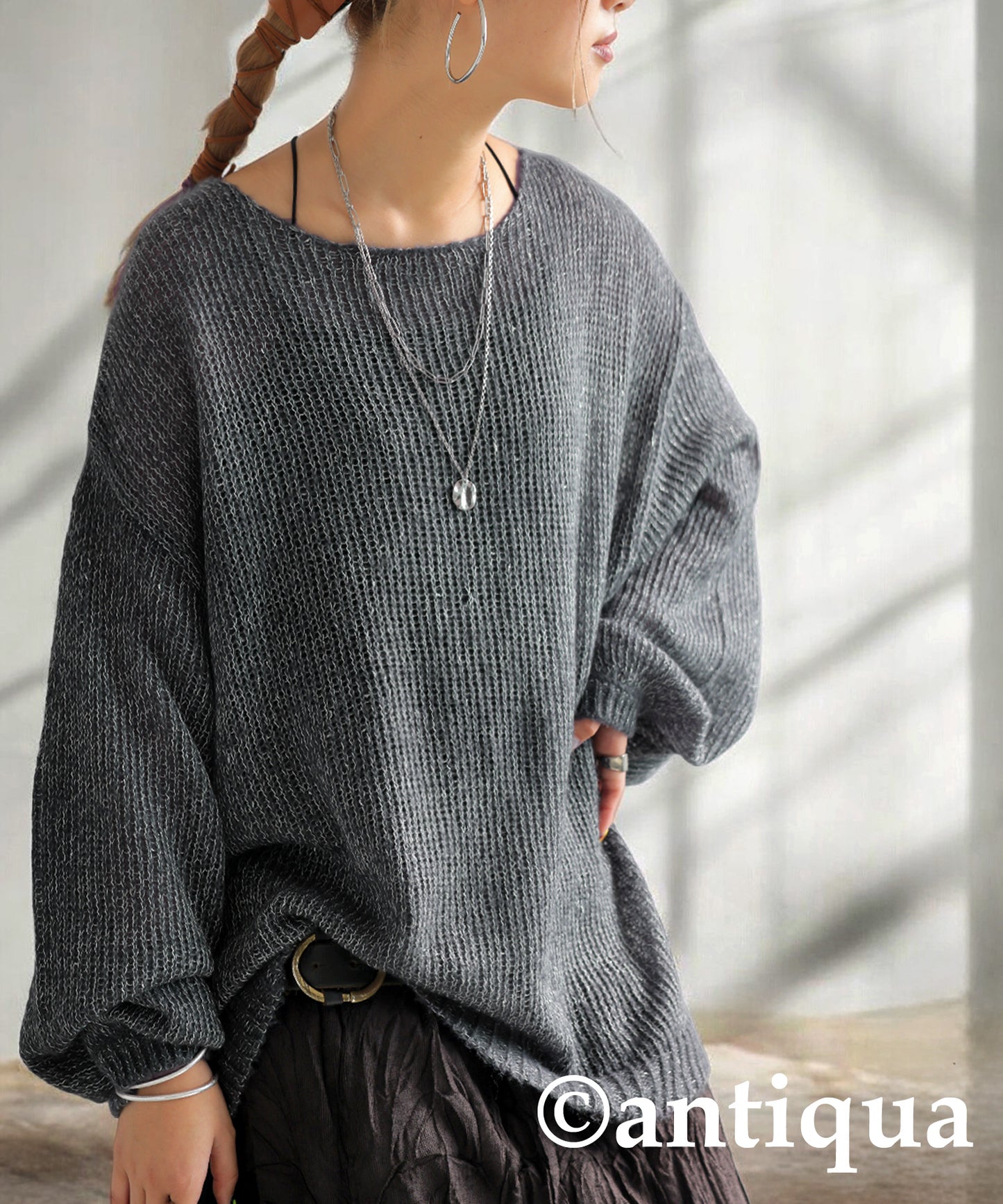 Low Gauge Glitter Knit Ladies