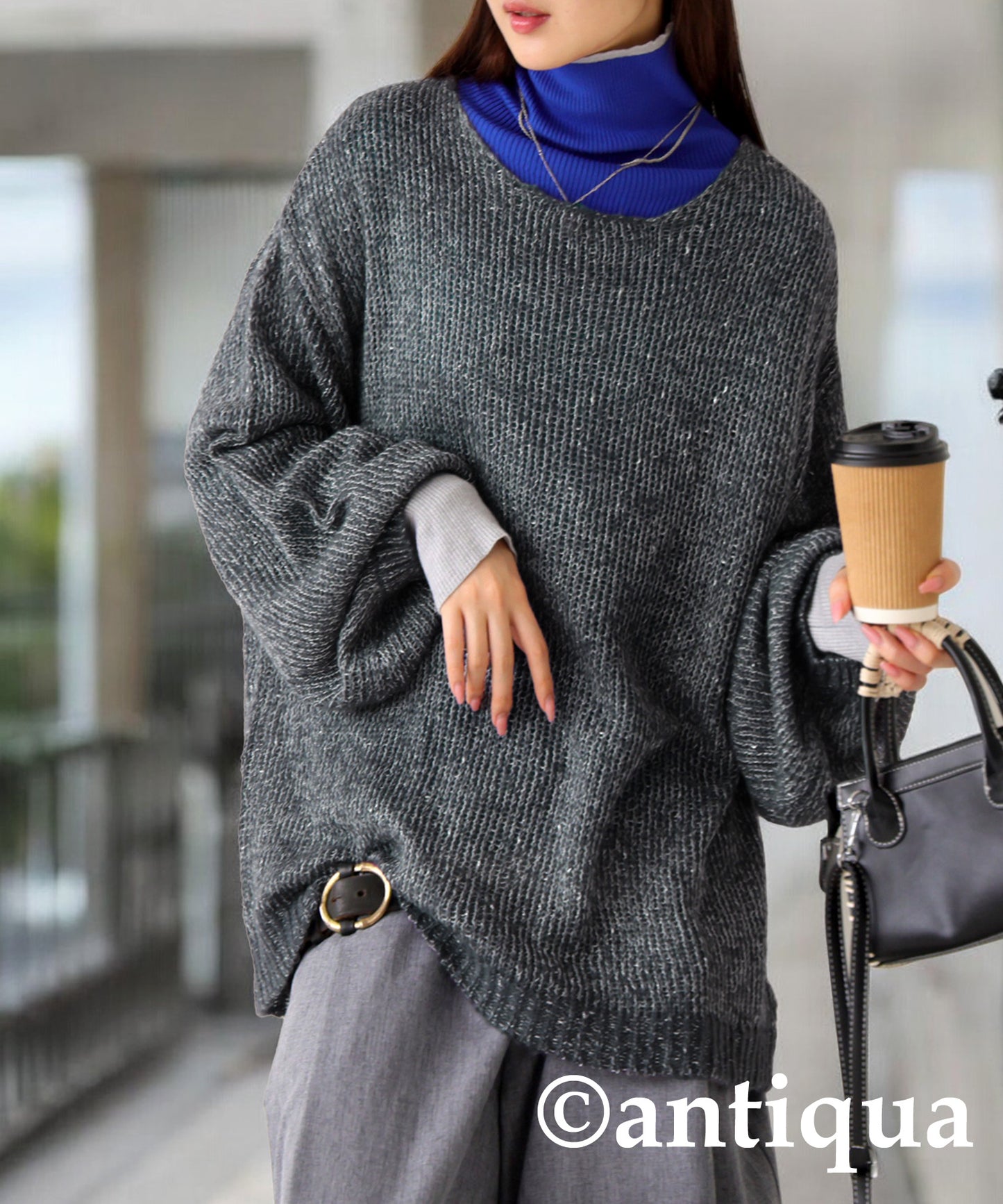 Low Gauge Glitter Knit Ladies